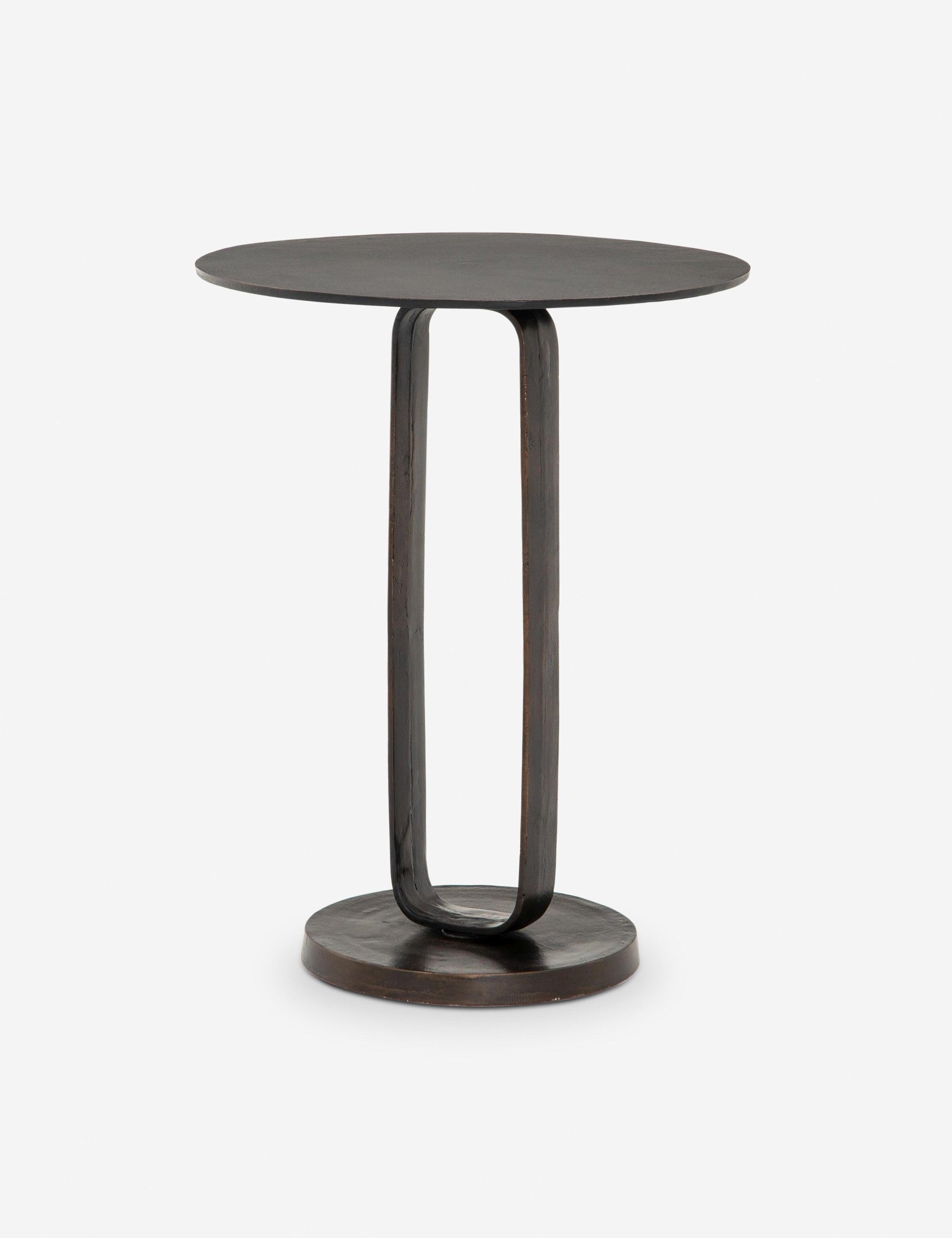 Alethea Indoor / Outdoor Side Table - Antique Rust