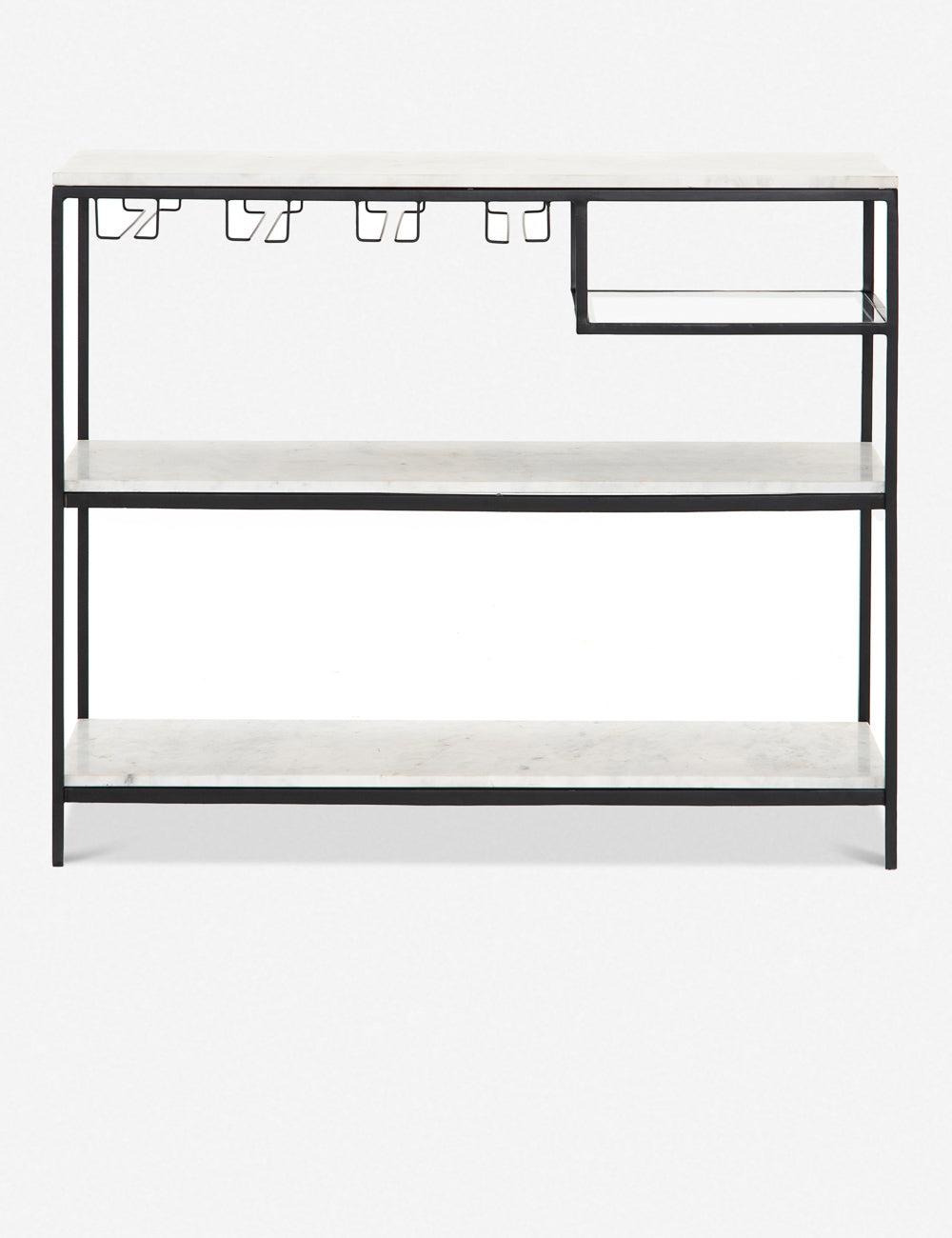 Walt Bar Console Table - Black/White