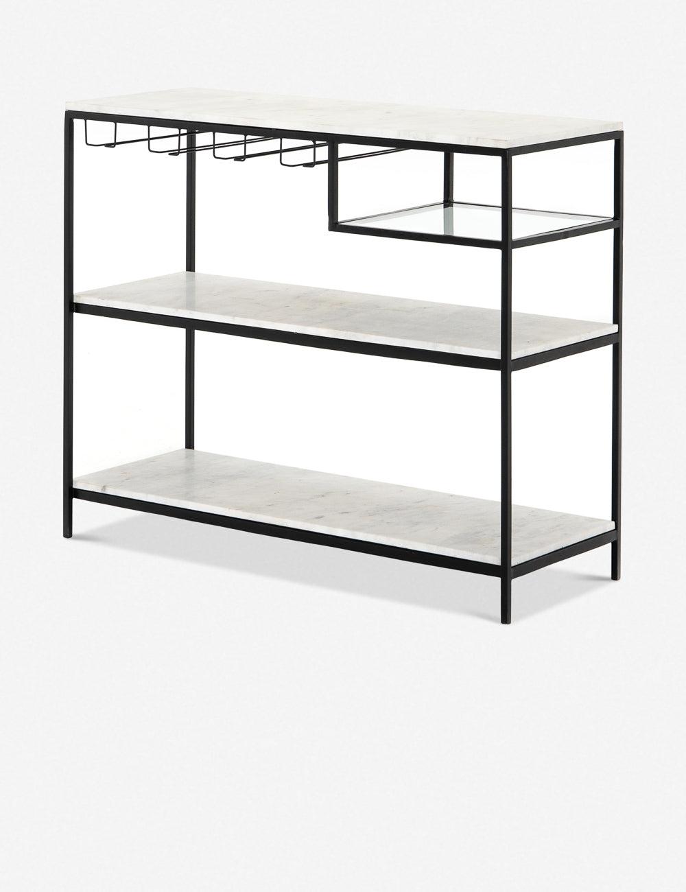 Walt Bar Console Table - Black/White