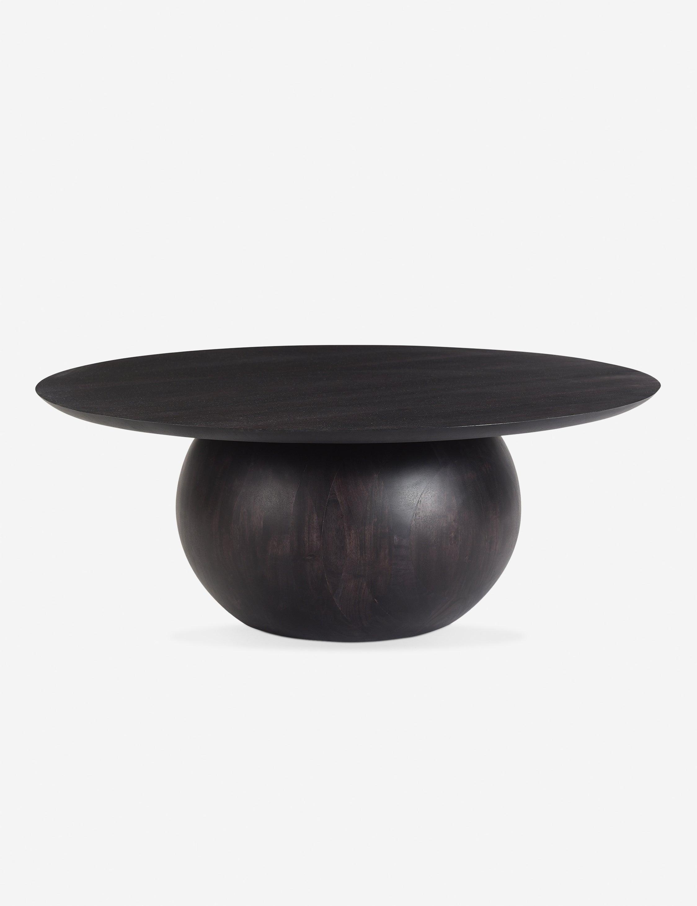 Jace Round Coffee Table - Black / 35"