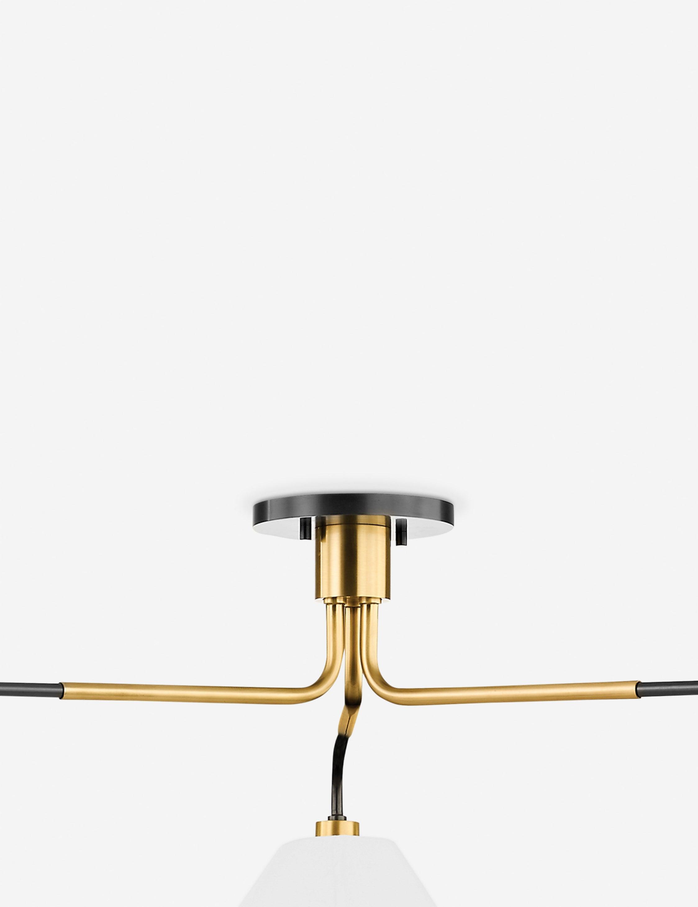 Tuen Chandelier - Brass and Bronze / 72"W