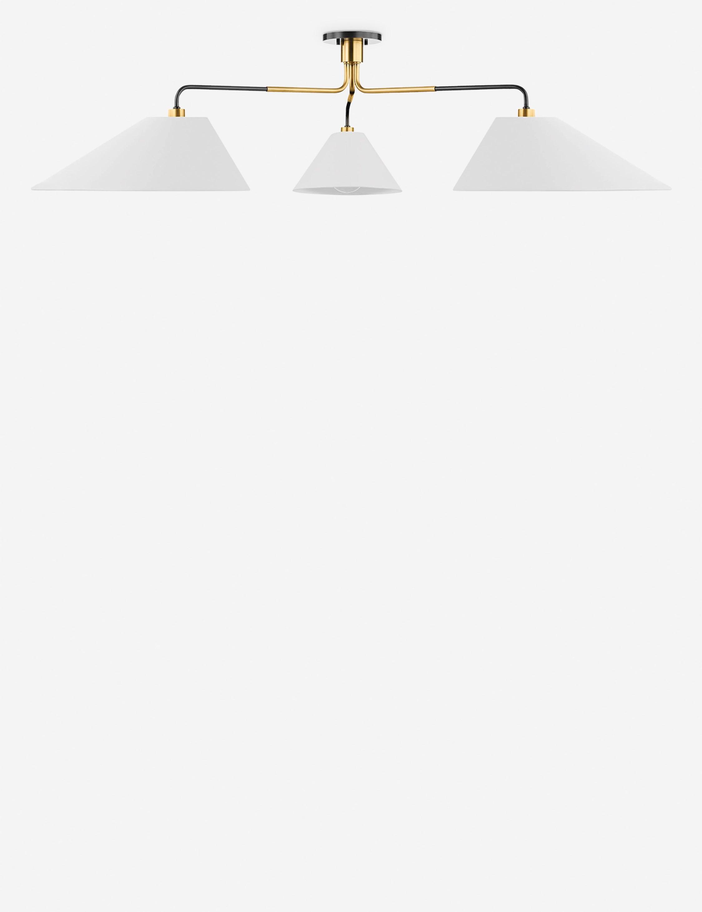 Tuen Chandelier - Brass and Bronze / 72"W
