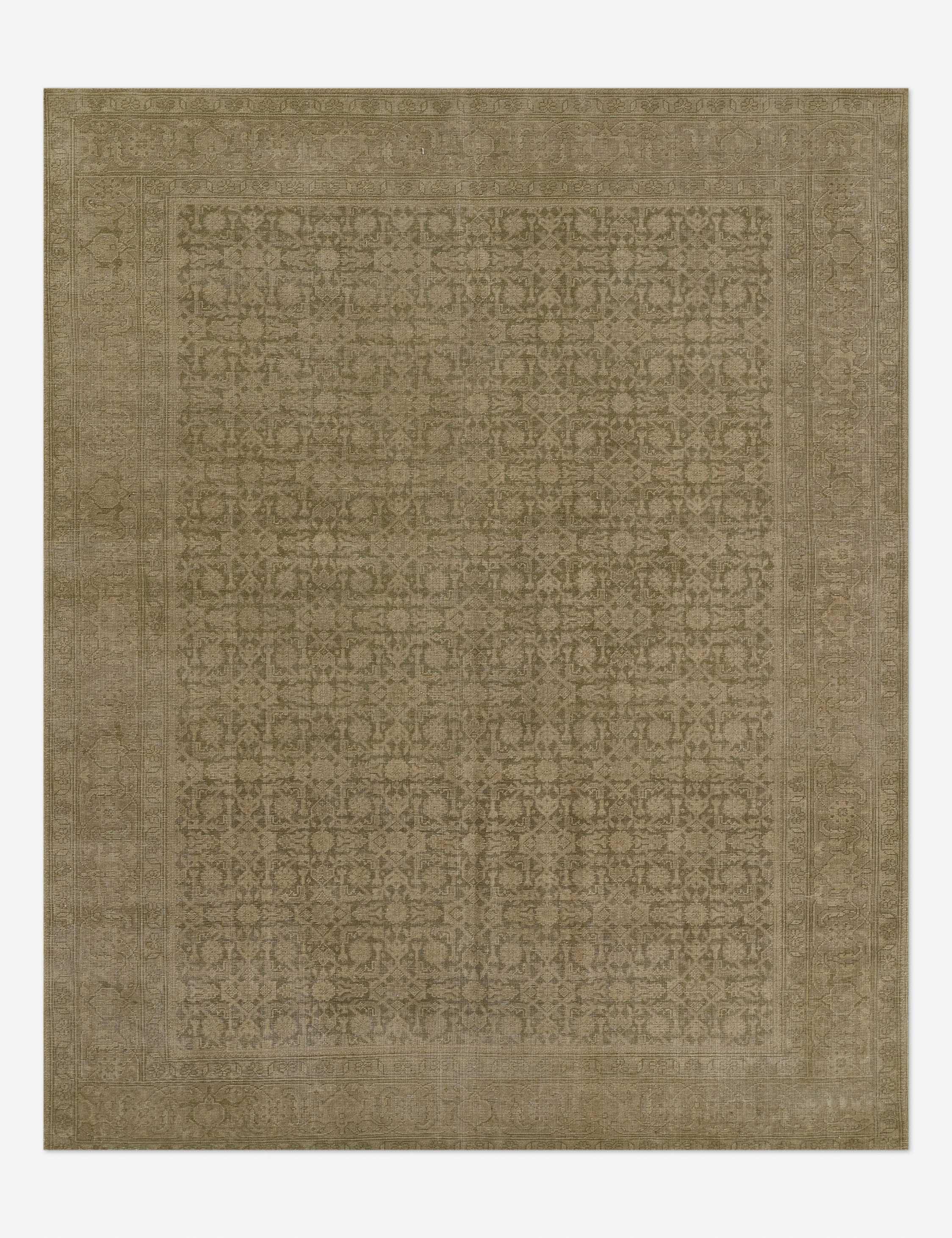 Menorca Hand-Knotted Wool Rug by Pure Salt x Momeni - Green / 9' x 12'