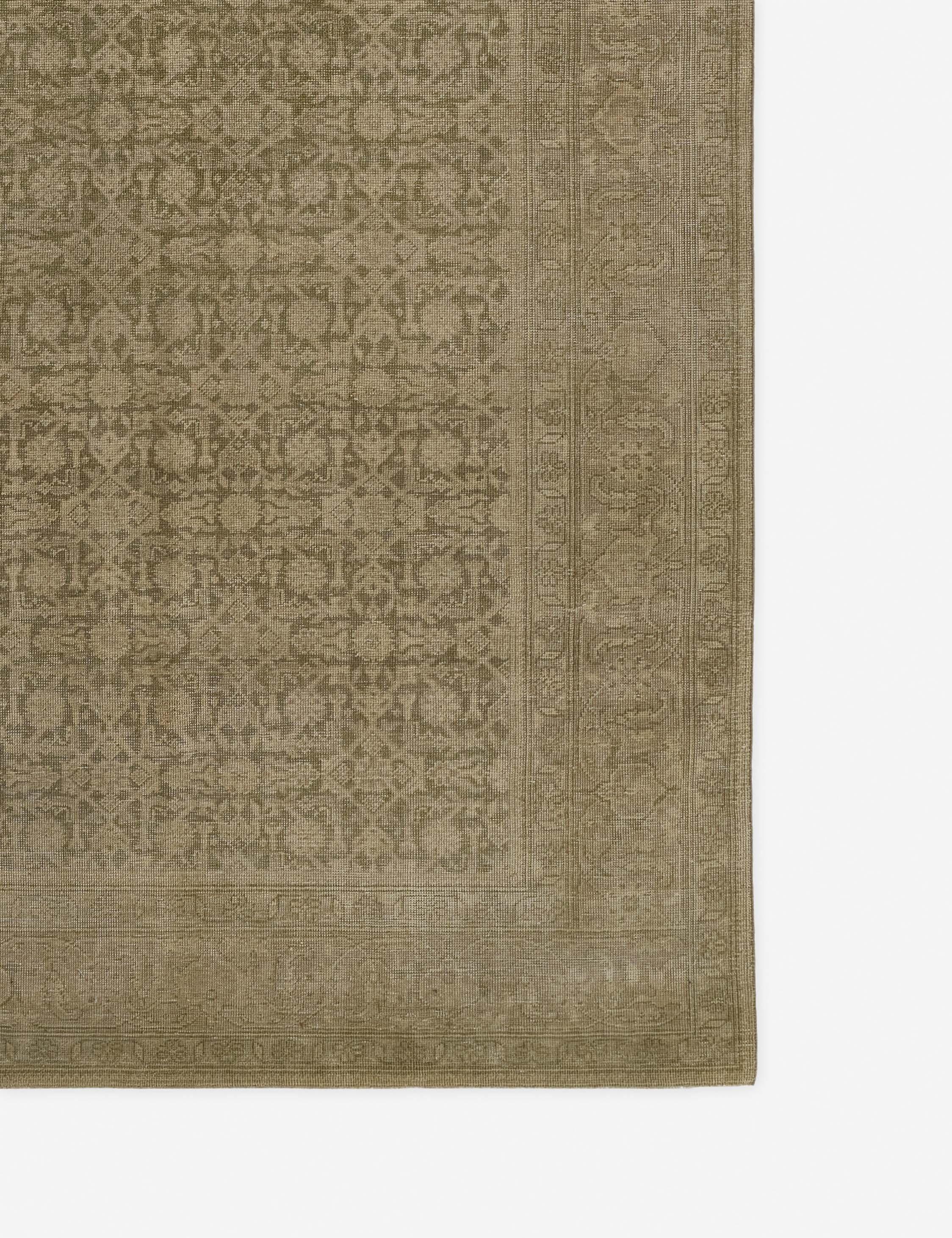 Menorca Hand-Knotted Wool Rug by Pure Salt x Momeni - Green / 9' x 12'