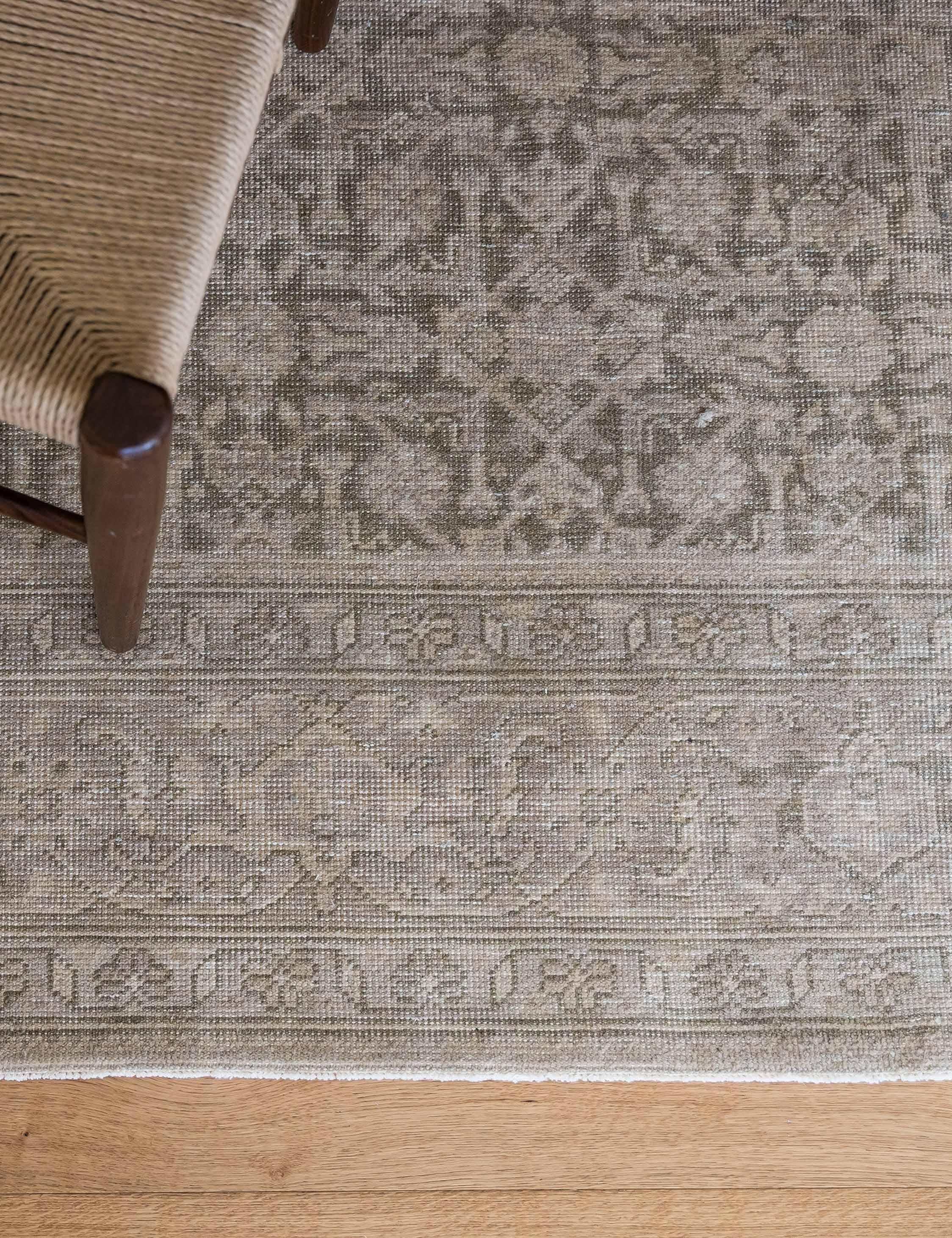 Menorca Hand-Knotted Wool Rug by Pure Salt x Momeni - Green / 9' x 12'