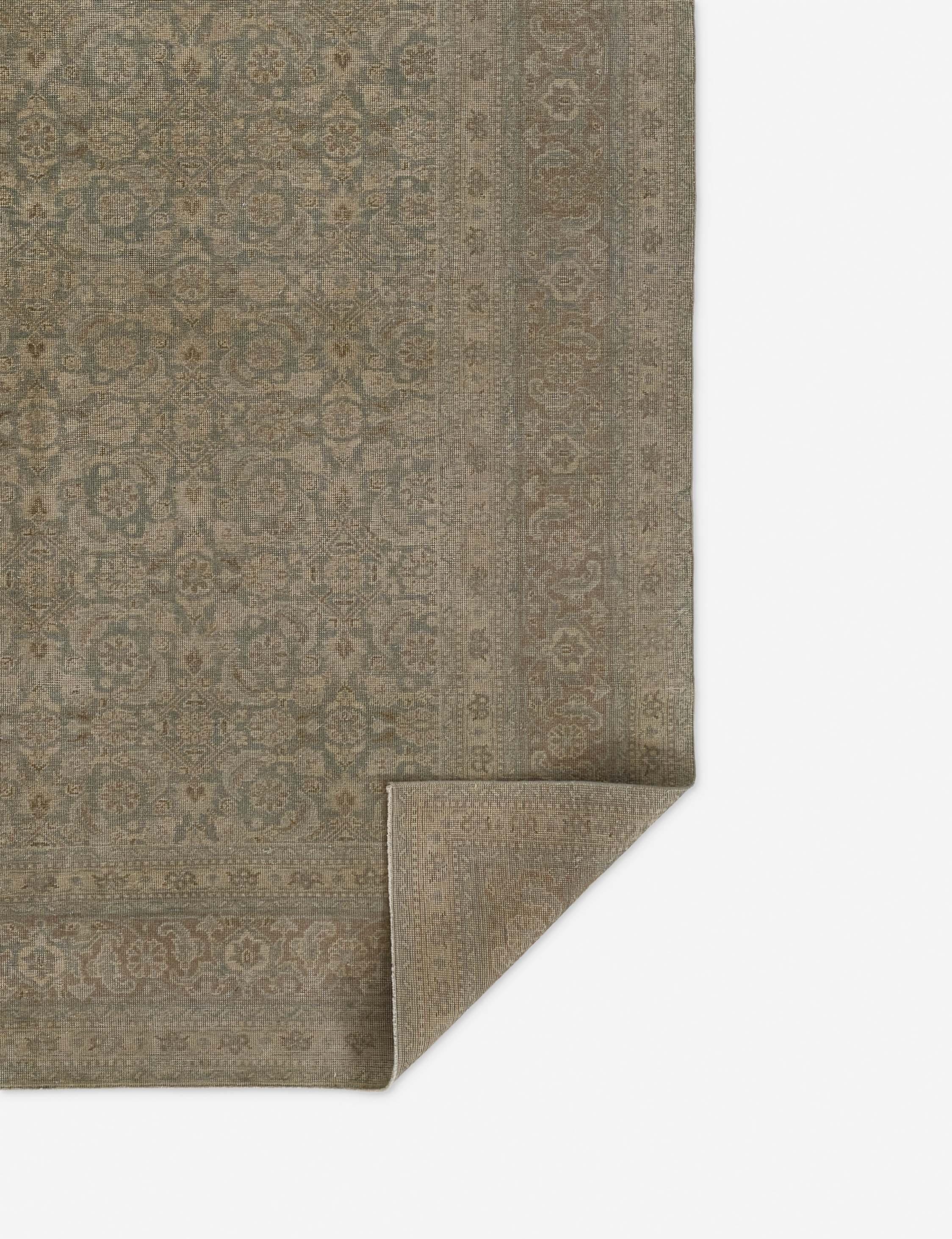 Menorca Hand-Knotted Wool Rug by Pure Salt x Momeni - Blue / 10' x 14'