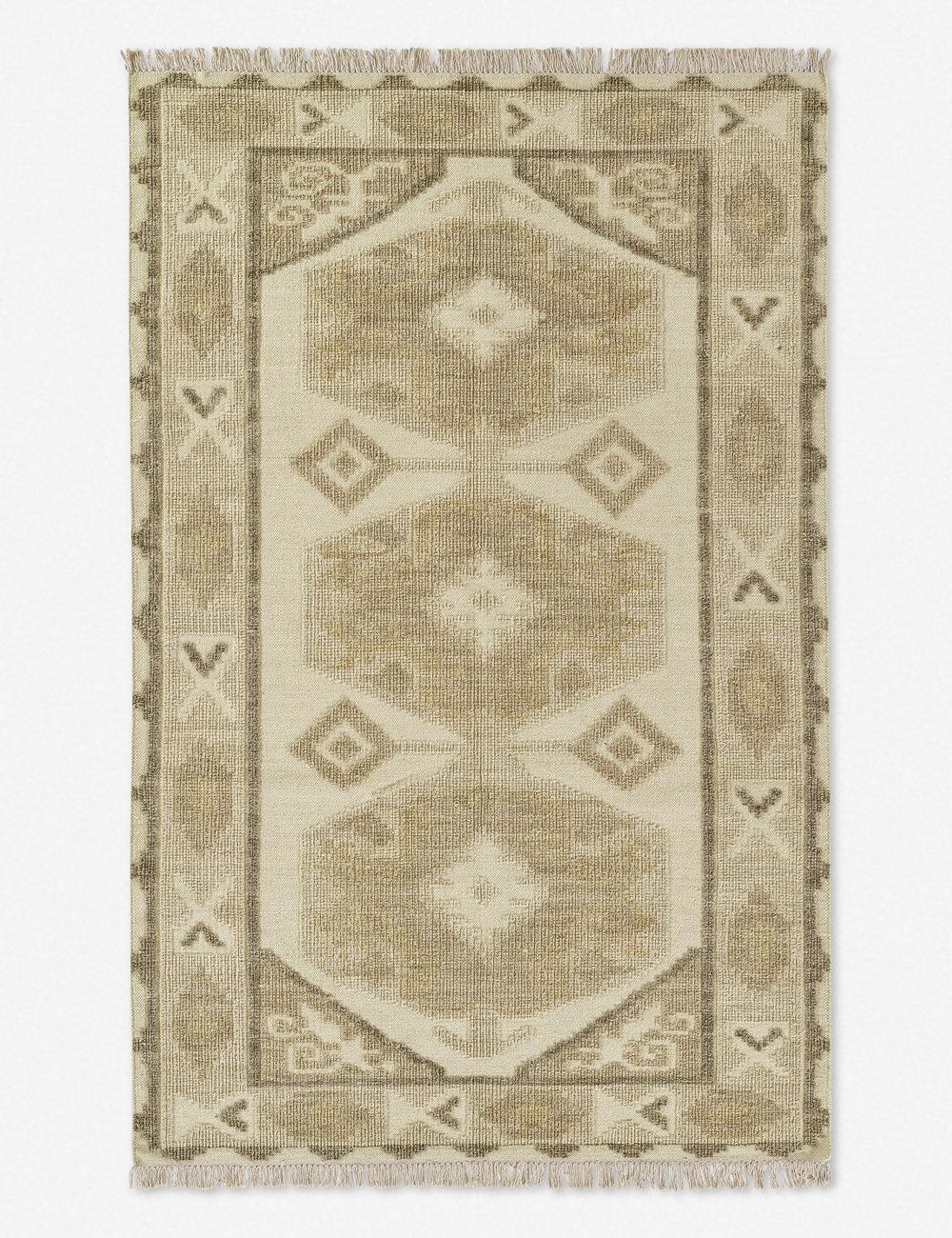 Bristol Artisanal Beige Wool 8' x 10' Area Rug