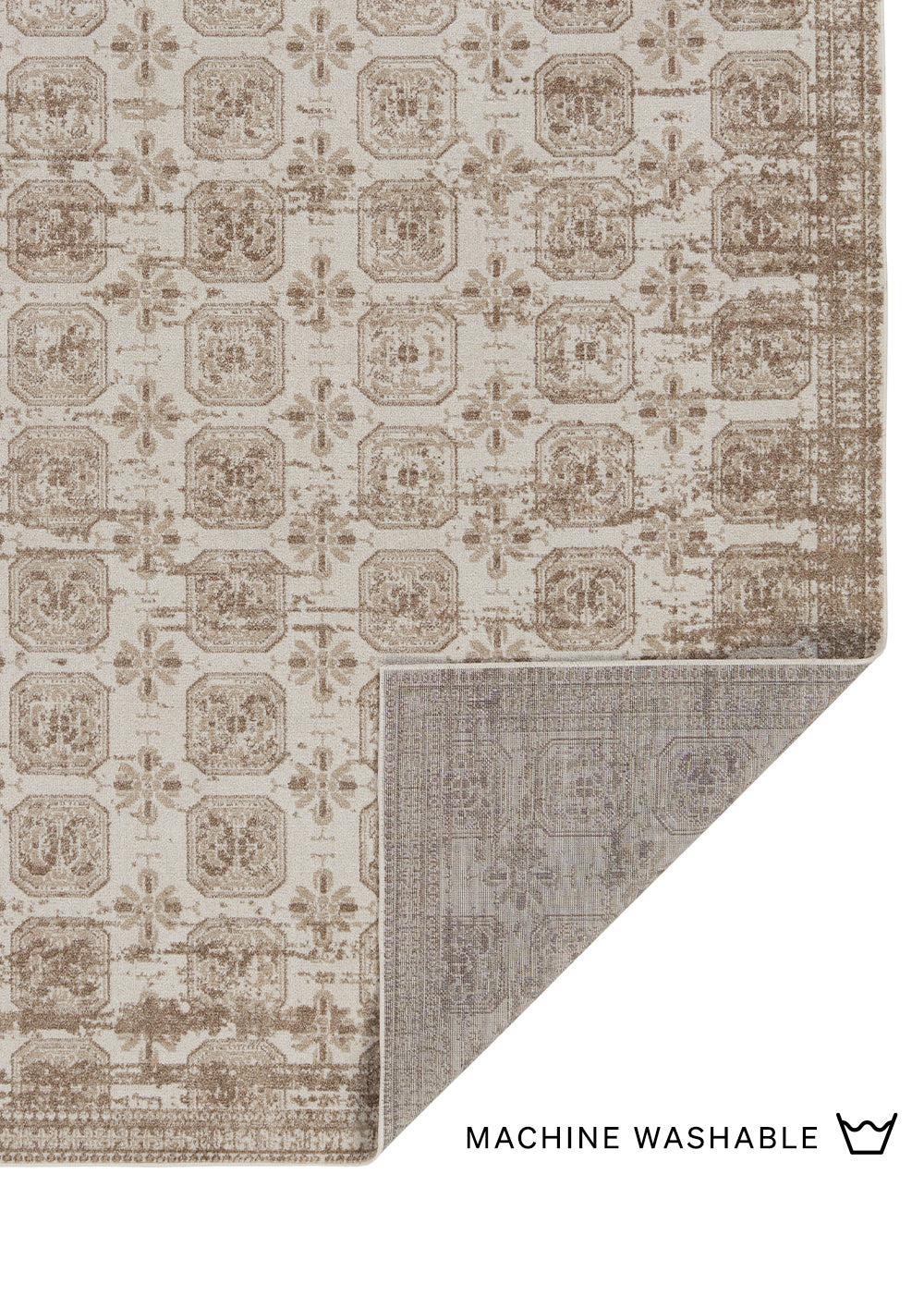 Ellery Gray Trellis Tufted Wool-Blend 7'10" x 10' Area Rug