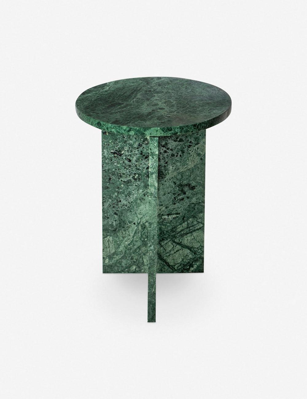 Biagio Round Side Table - Green