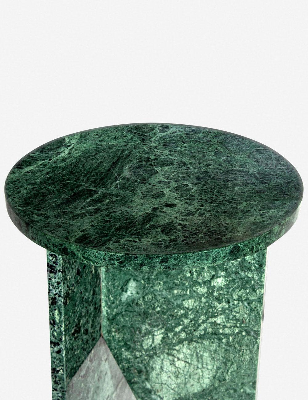 Biagio Round Side Table - Green