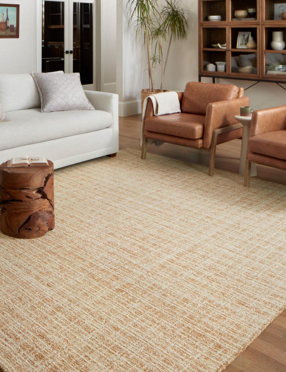 Polly Rug by Chris Loves Julia x Loloi - Straw and Ivory / 3'6" x 5'6"