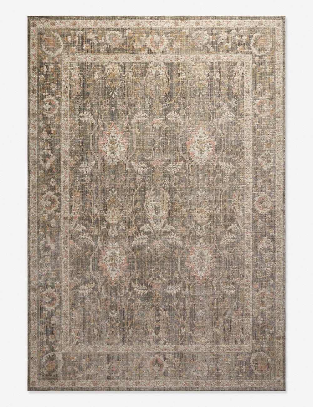 Rosemarie Rug by Chris Loves Julia x Loloi - Sage and Blush / 2'7" x 8' Runner