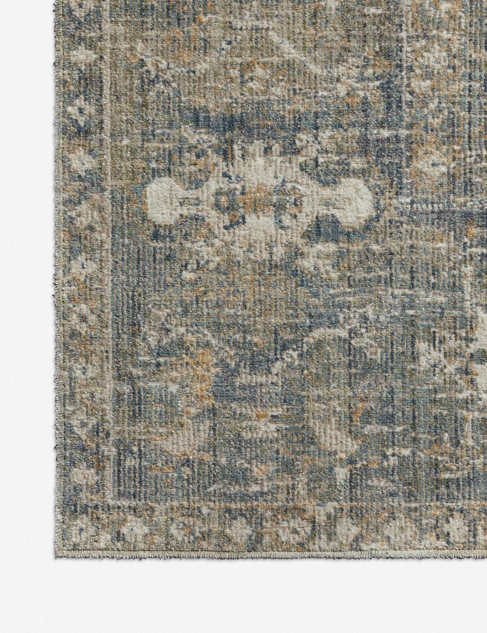 Rosemarie Rug by Chris Loves Julia x Loloi - Sand and Lagoon / 11'6" x 15'6"