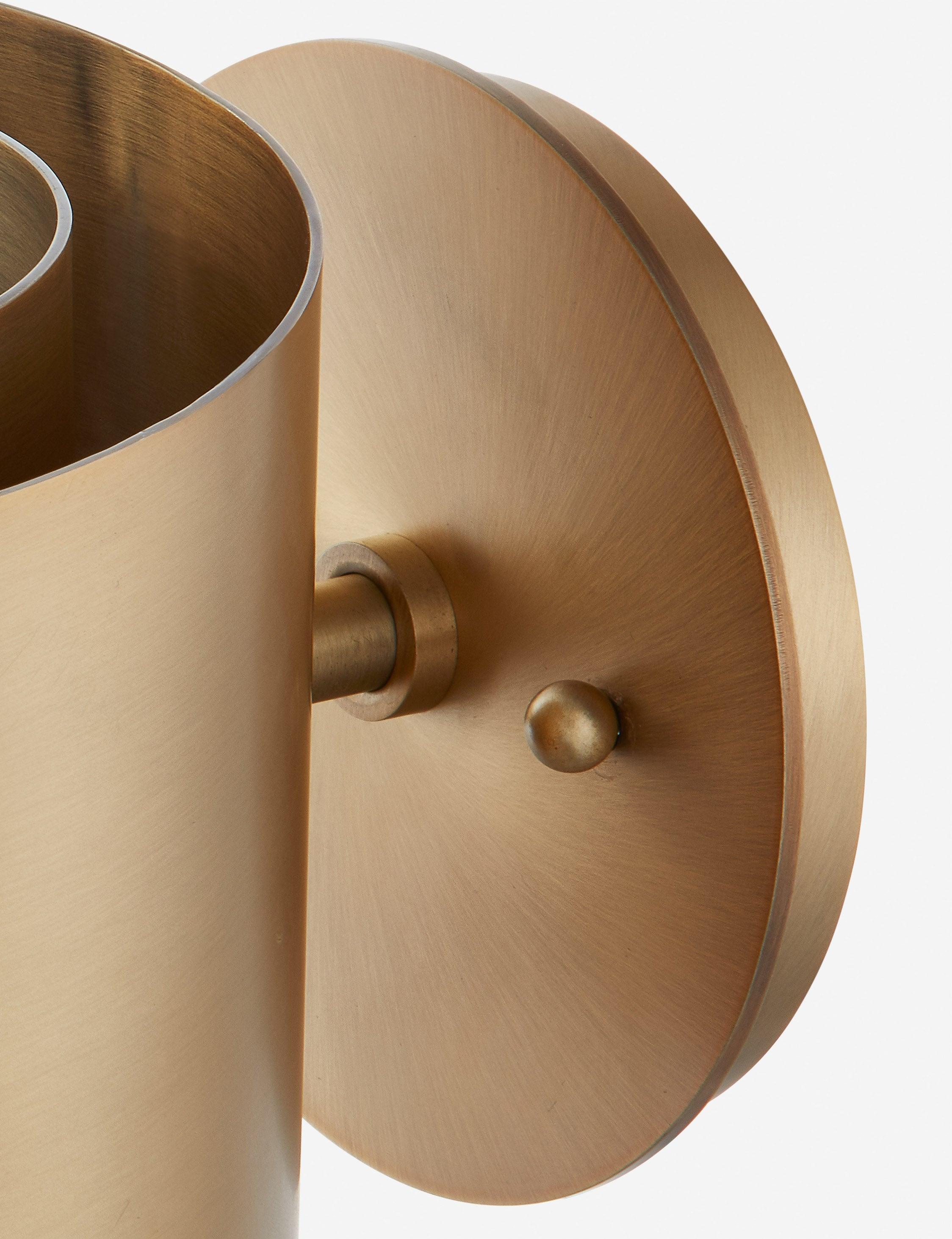 Roux Sconce by Colin King x Troy Lighting - Brass