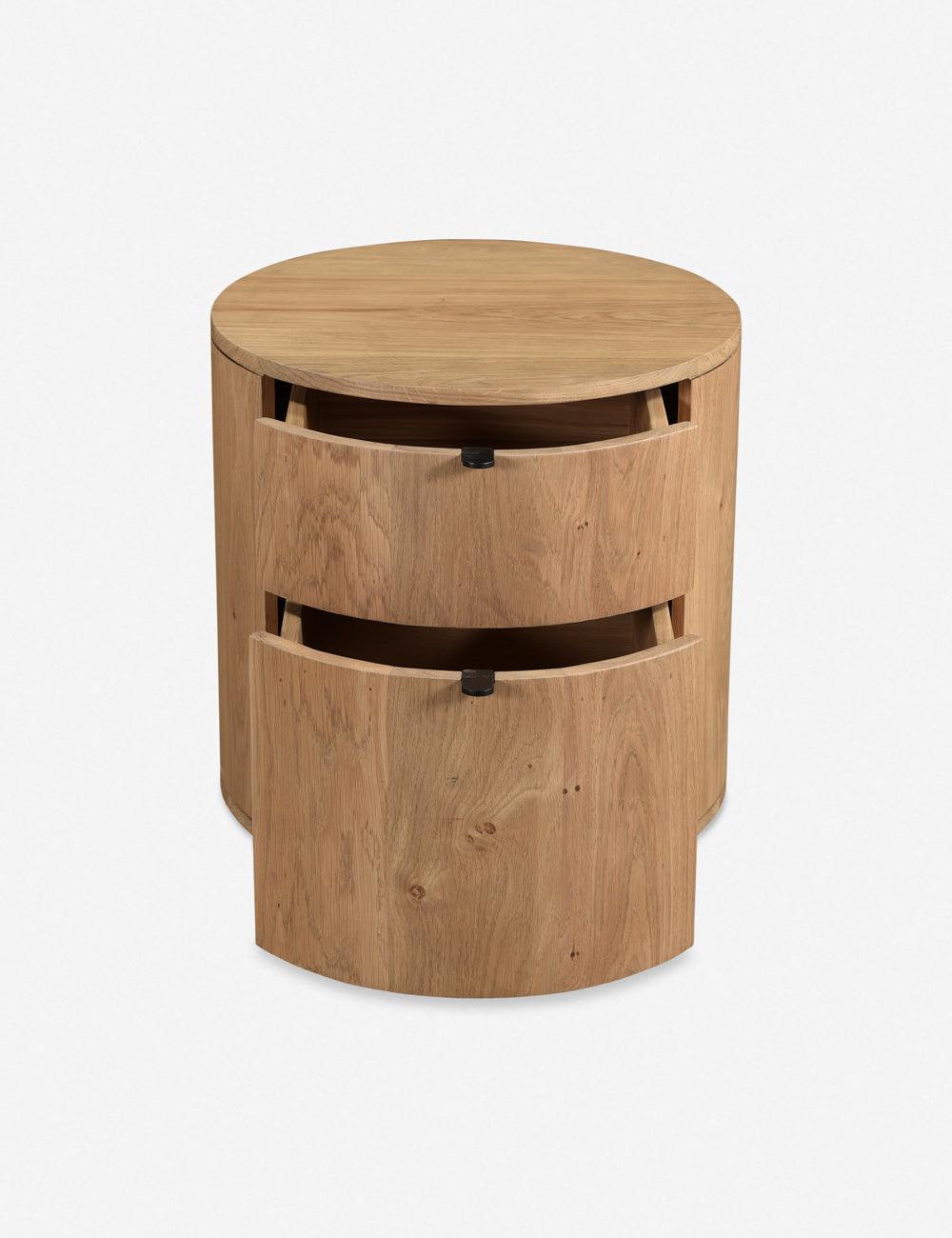 Kono 2-Drawer Nightstand - Natural