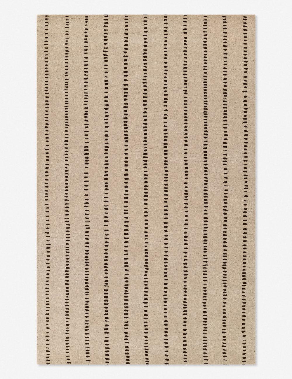 Posey Hand-Tufted Wool Rug - Ivory / 3'6" x 5'6"