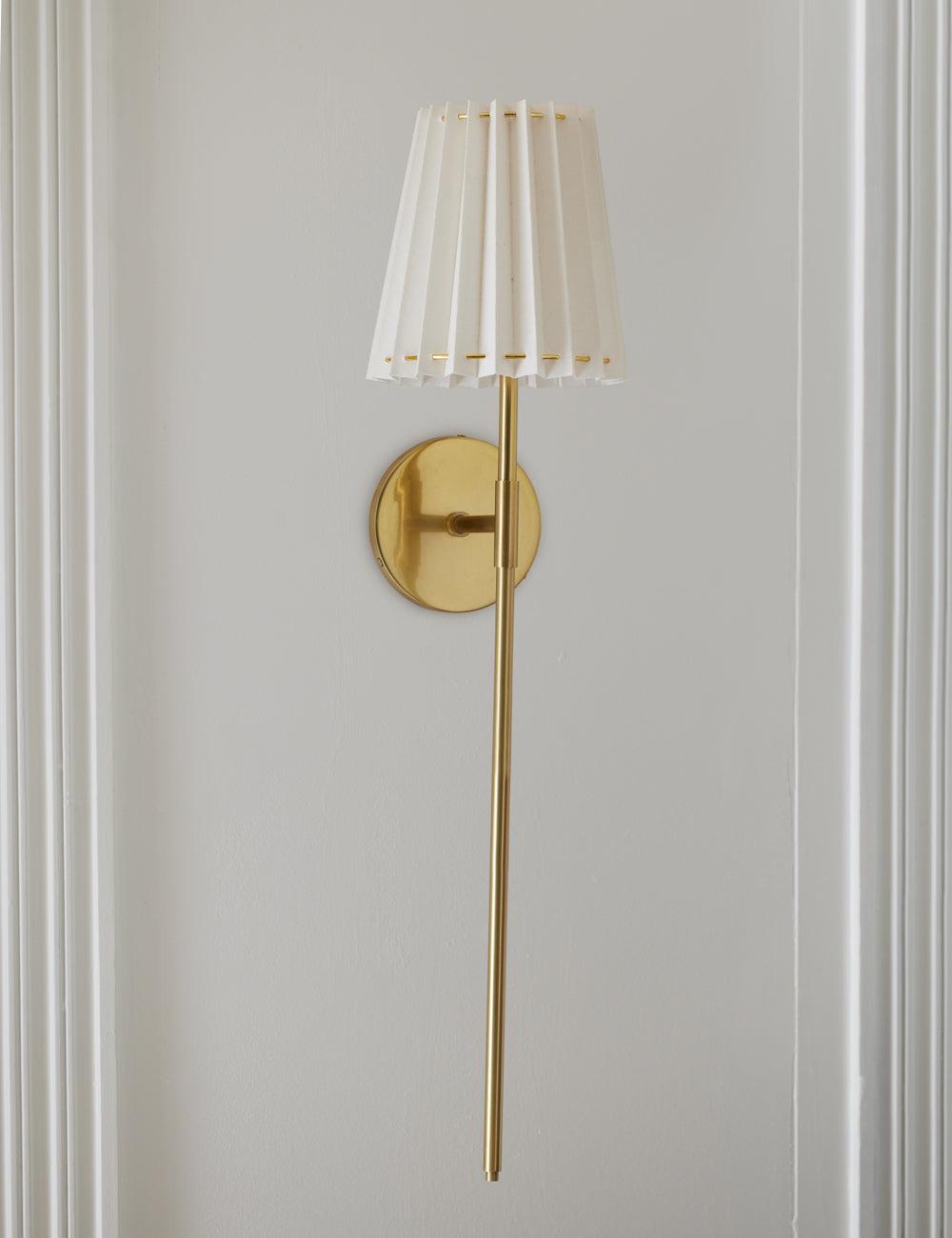 Cosette Long Sconce - Antique Brass / 1 Light