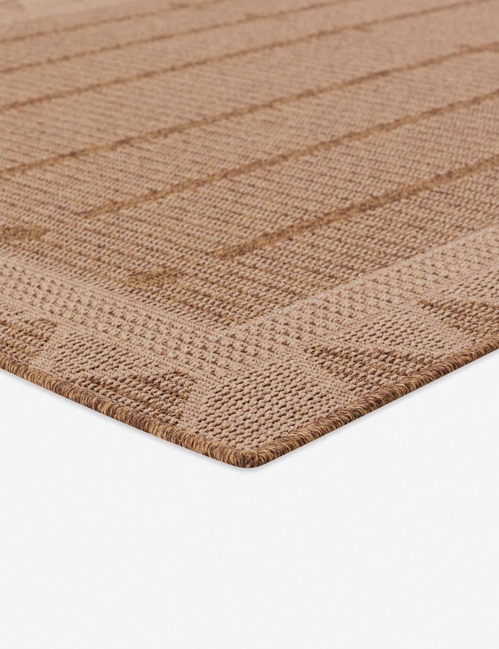 Sonoma Modern Handmade Indoor/Outdoor Beige Rectangular Rug - 4' x 6'