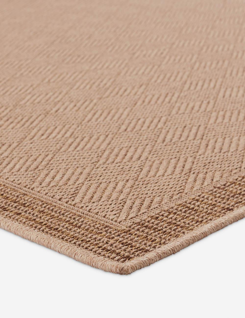 Pareu Elegance Beige & Light Brown Indoor/Outdoor Polypropylene Rug 2'x3'