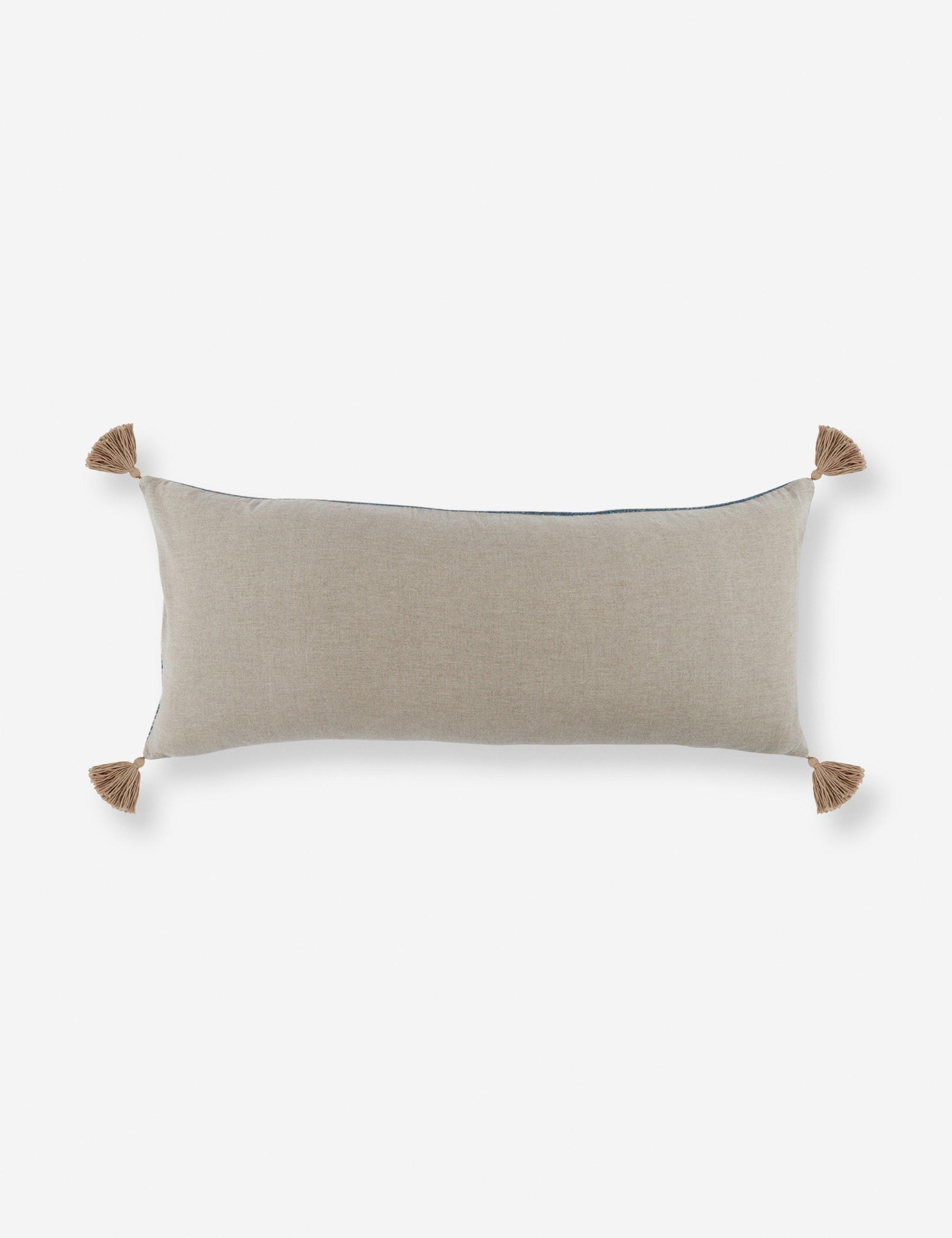 Izan Pillow - Blue / 16" x 36"