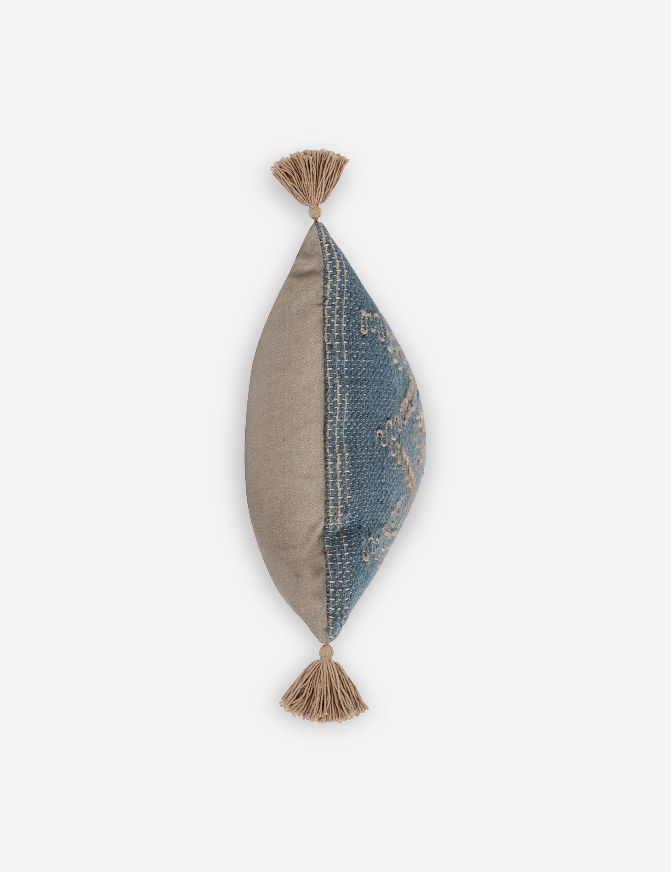 Izan Pillow - Blue / 16" x 36"