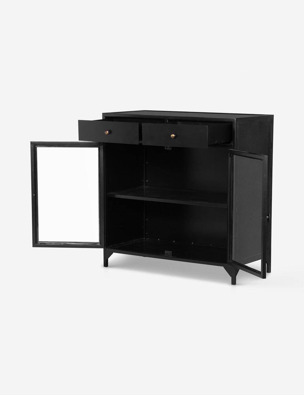 Malcom Small Curio Cabinet - Black