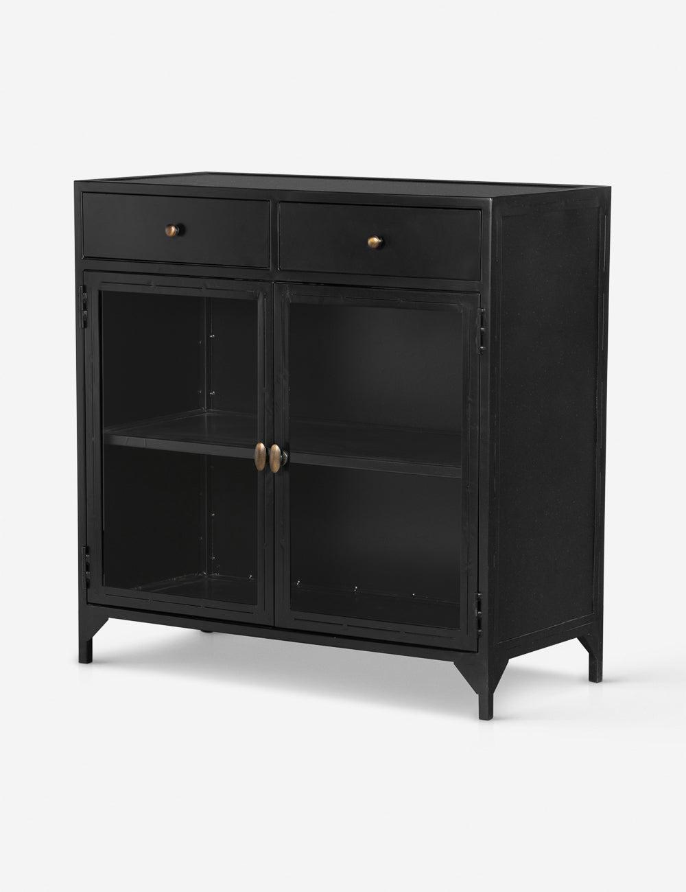 Malcom Small Curio Cabinet - Black