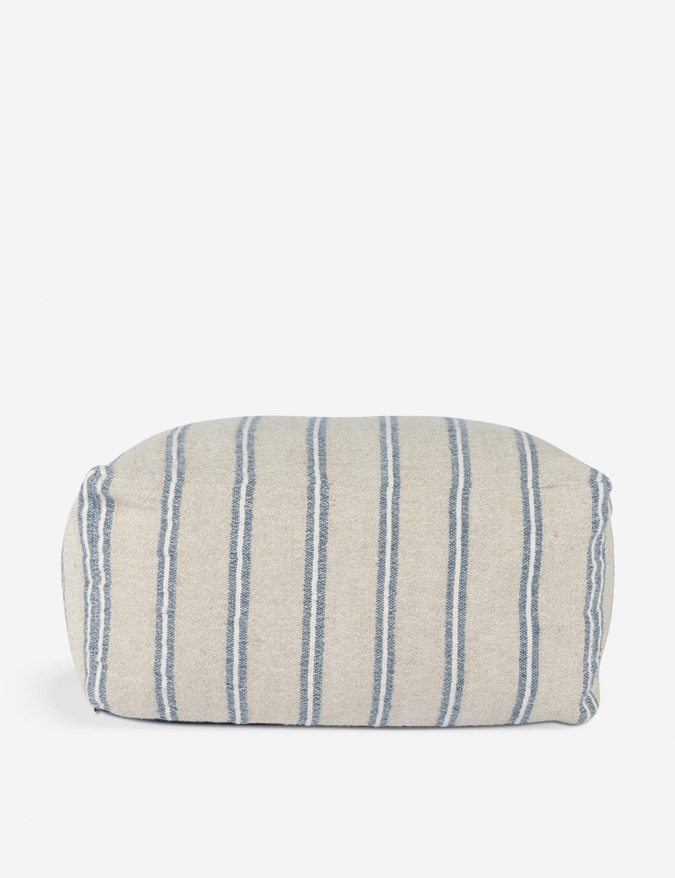 Maite Indoor / Outdoor Pouf, 24" x 24", Natural