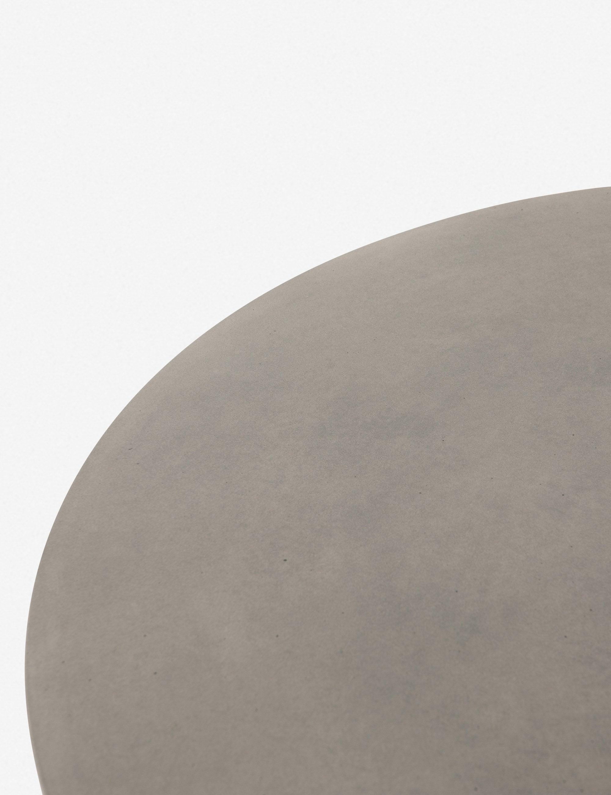 Schuller Indoor / Outdoor Round Coffee Table - Gray