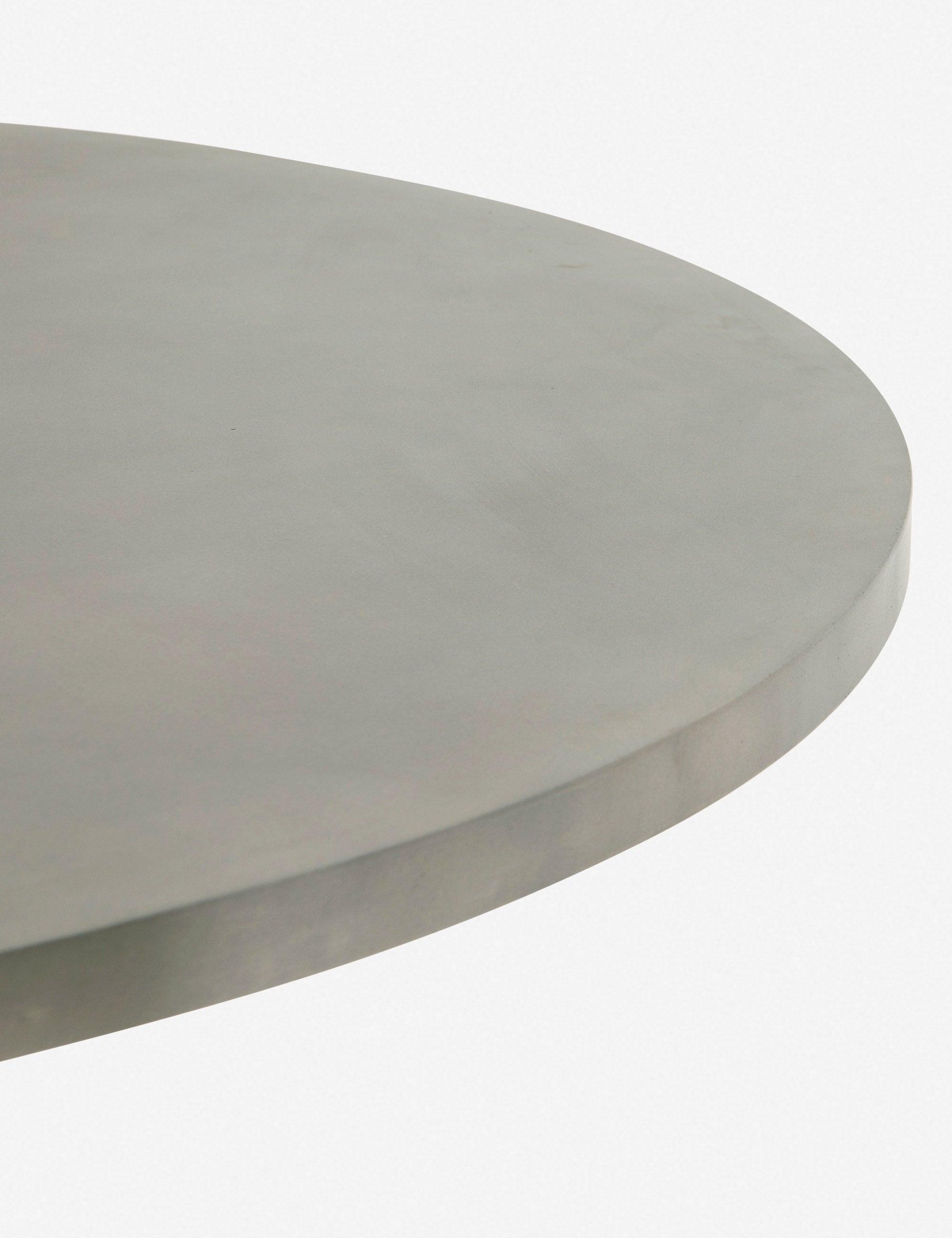 Schuller Indoor / Outdoor Round Dining Table - Gray