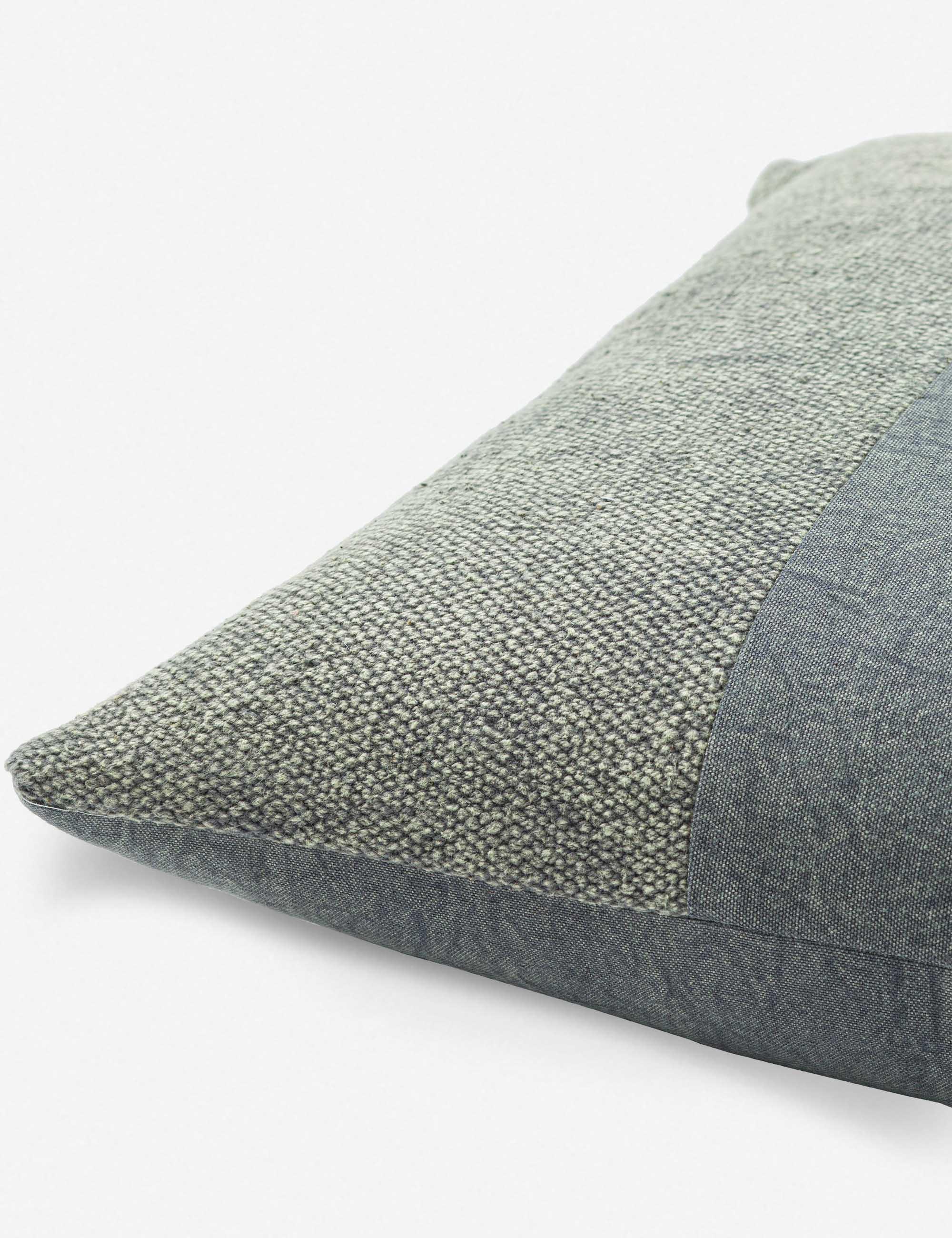 Angie Pillow - Gray / 20" x 20" / Polyester