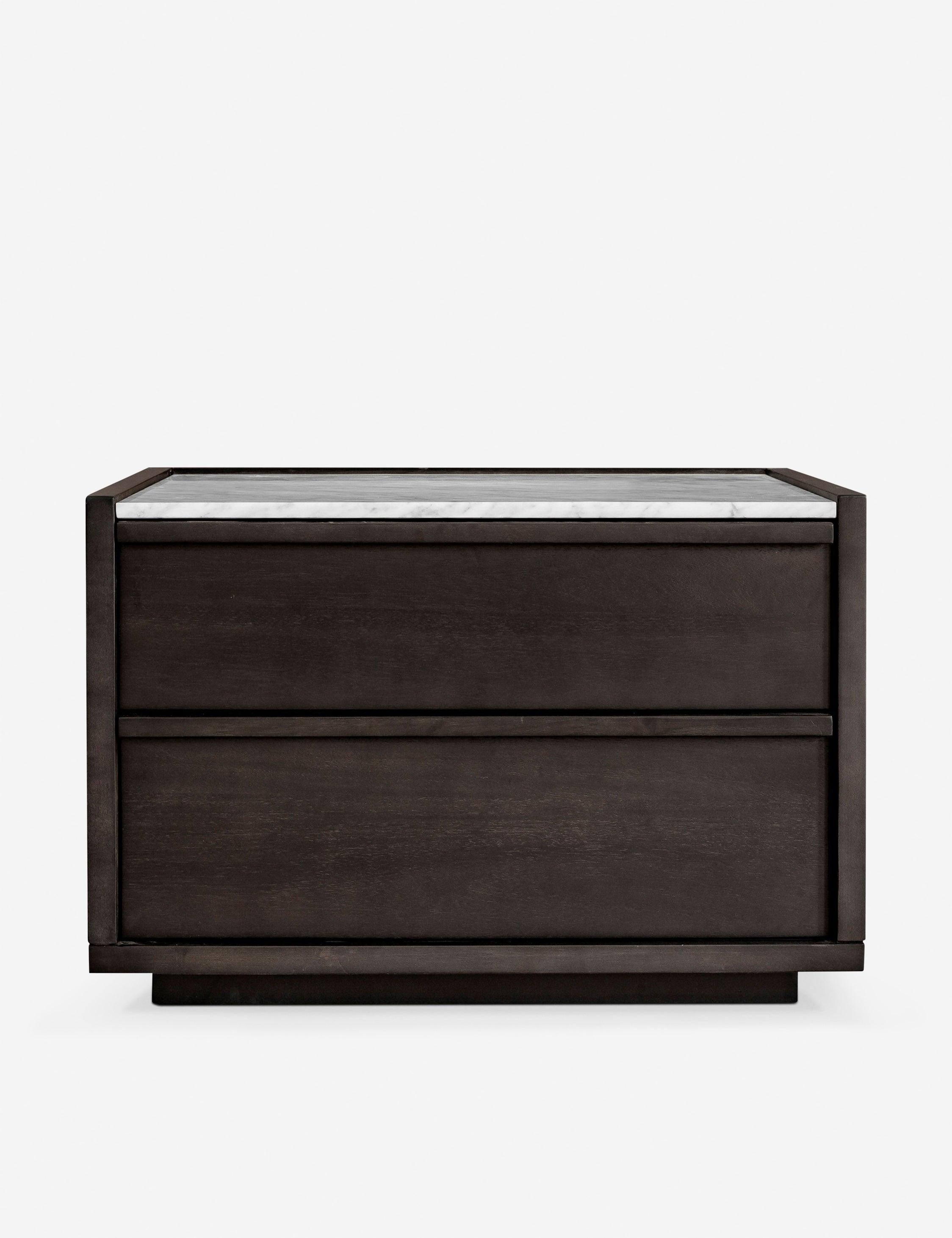 Onna Nightstand - Dark Acacia