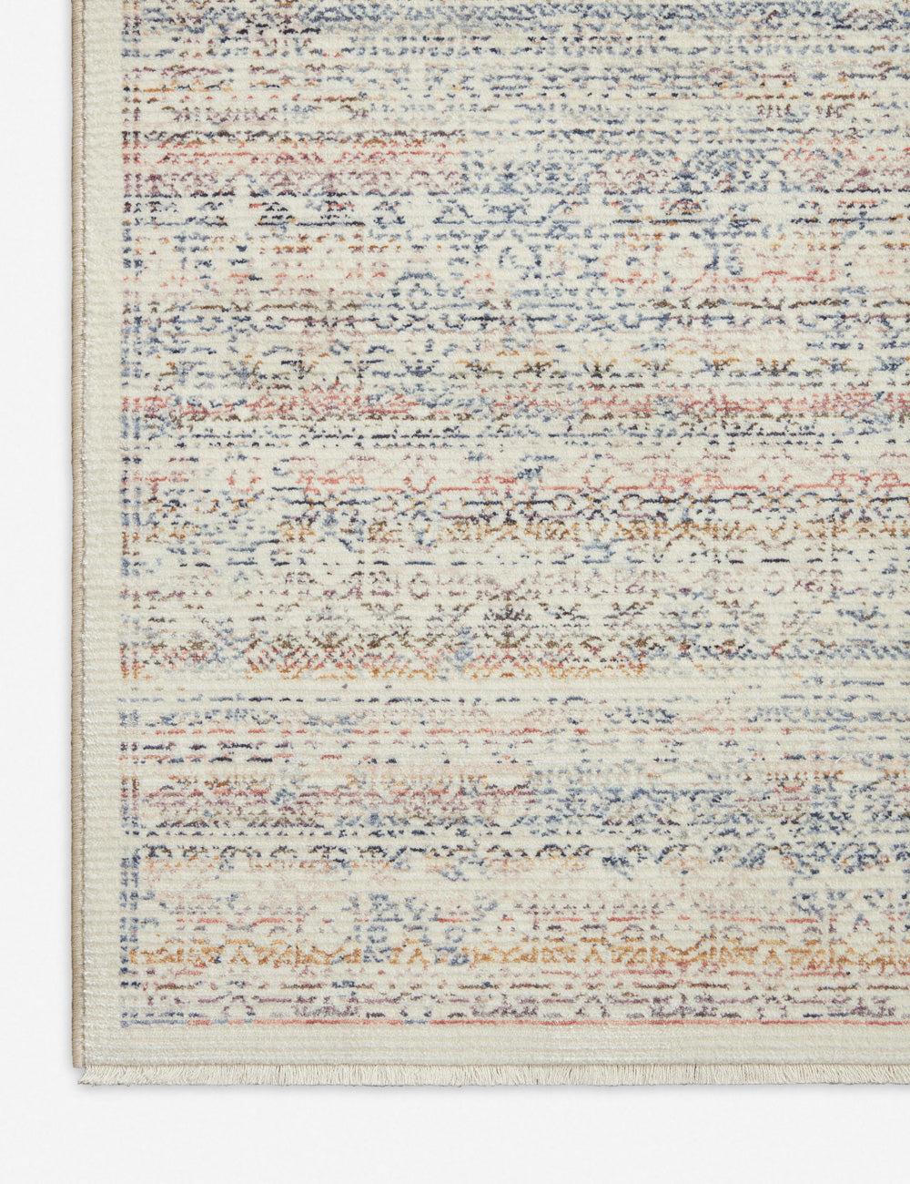Zuma Rug by Amber Lewis x Loloi - Ivory and Multicolor / 2'3" x 3'10"