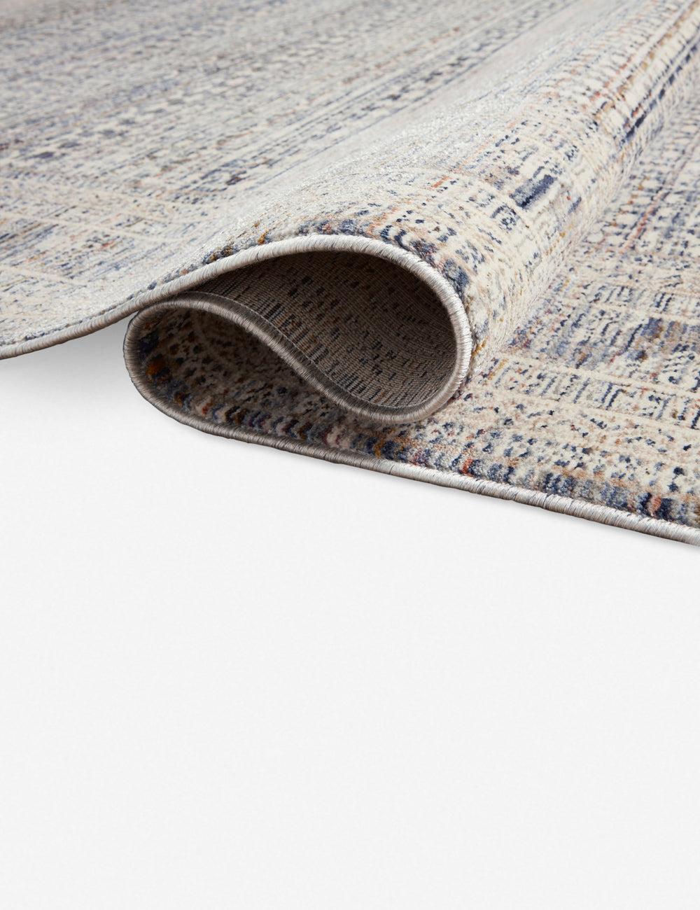 Zuma Rug by Amber Lewis x Loloi - Ocean and Multicolor / 2'7" x 12' Runner