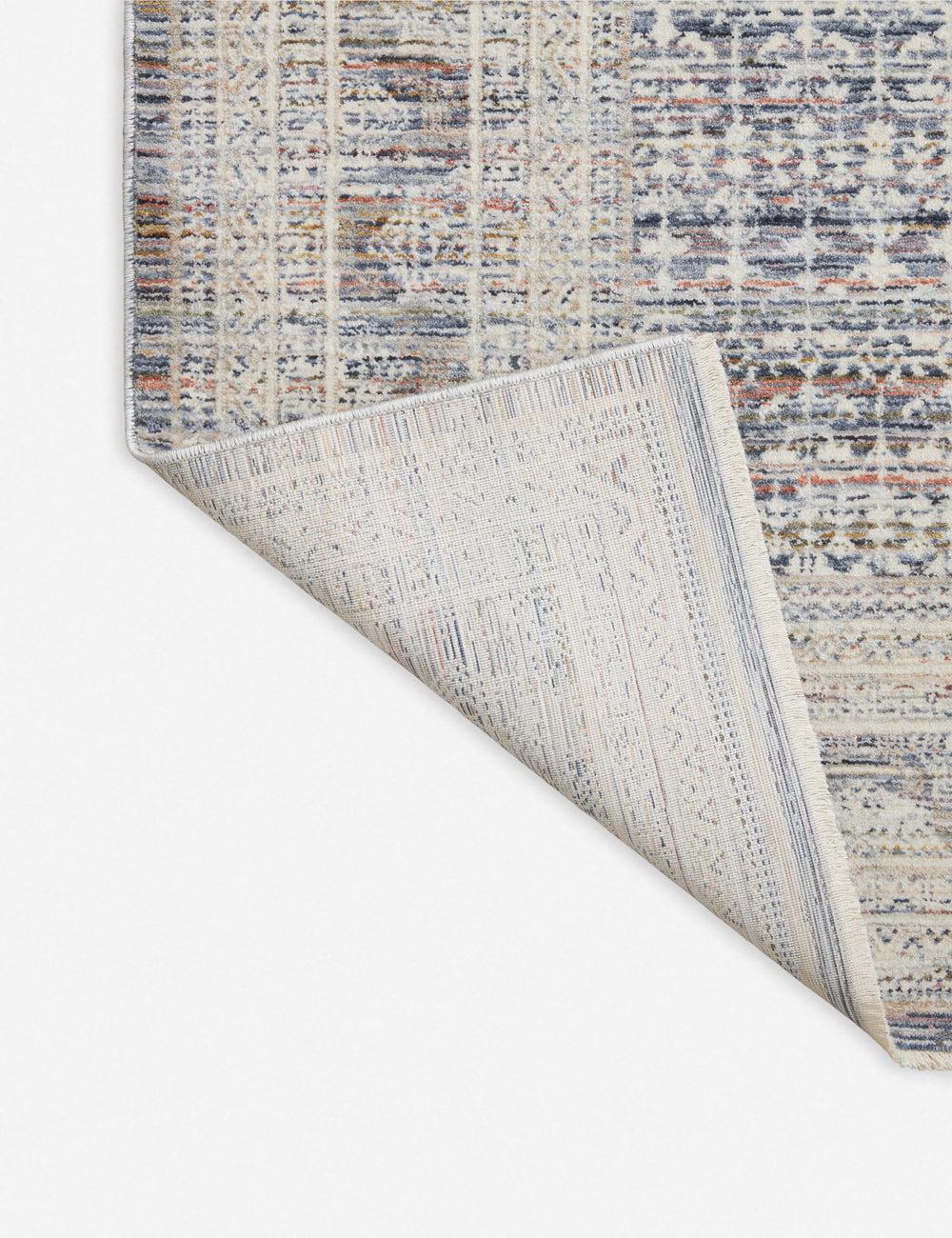Zuma Rug by Amber Lewis x Loloi - Ocean and Multicolor / 2'7" x 12' Runner