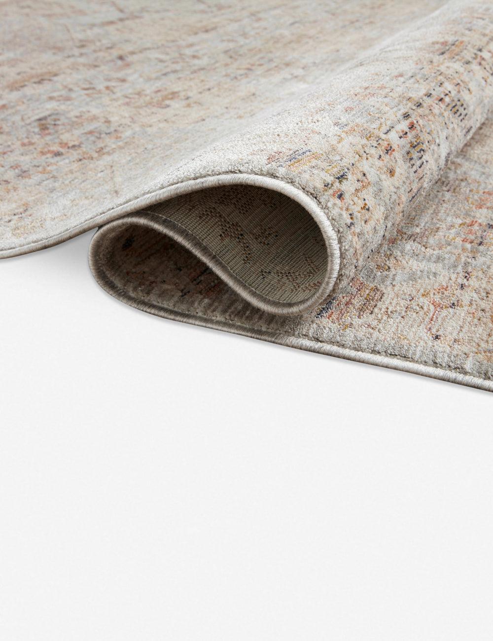 Zuma Rug by Amber Lewis x Loloi - Silver and Multicolor / 9'6" x 13'1"