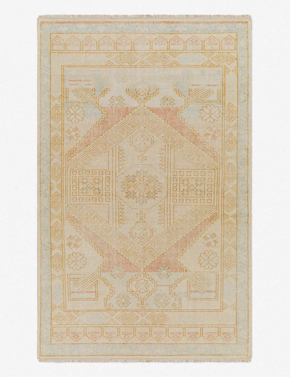 Alexa Hand-Knotted Wool-Blend Rug - 10' x 14'