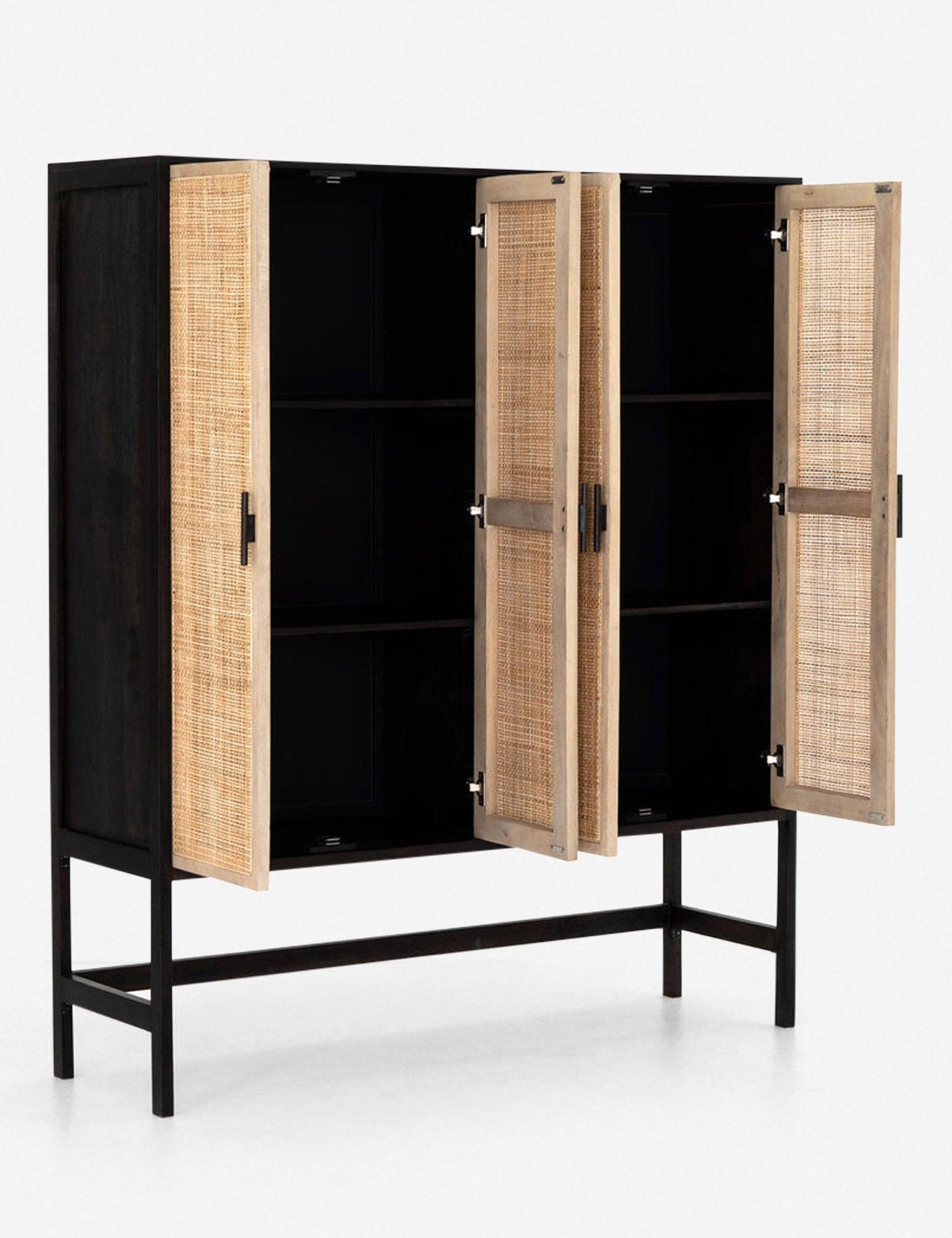 Hannah Cabinet - Black and Natural