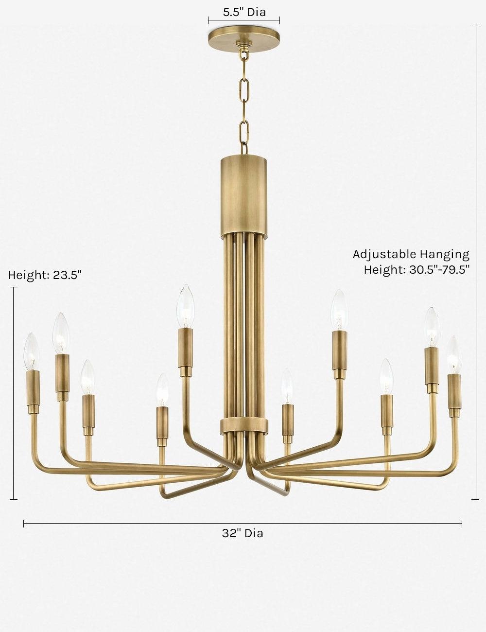 Alexane Chandelier - 10 Light