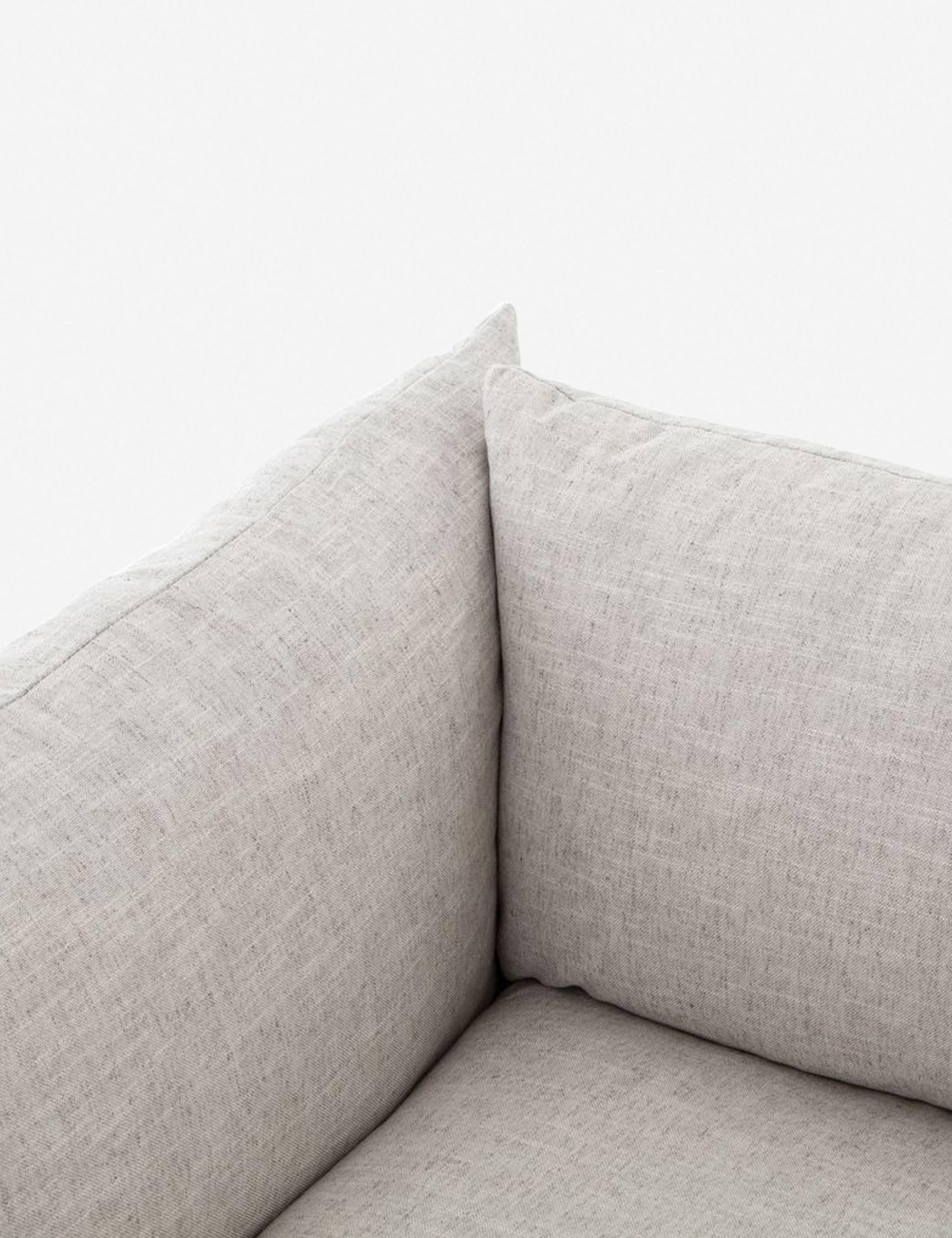 Arlen Slipcover Sofa - Light Gray / 90"W
