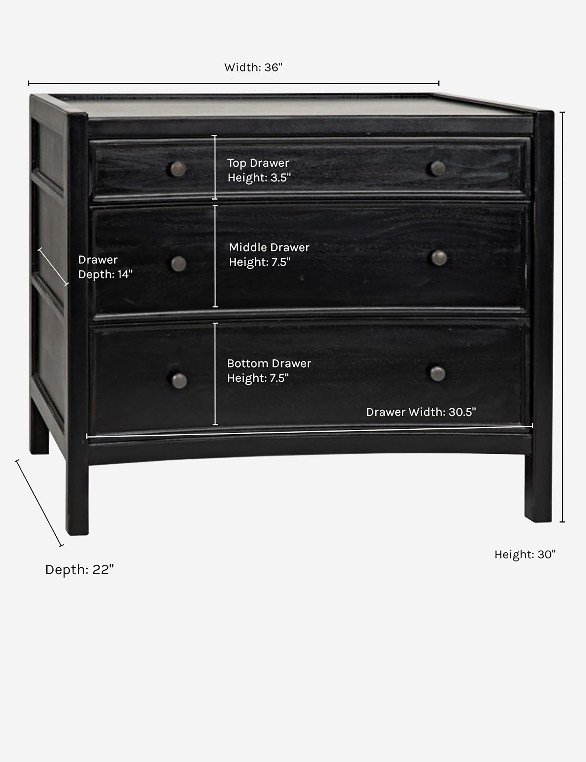 Artesia Dresser - Black