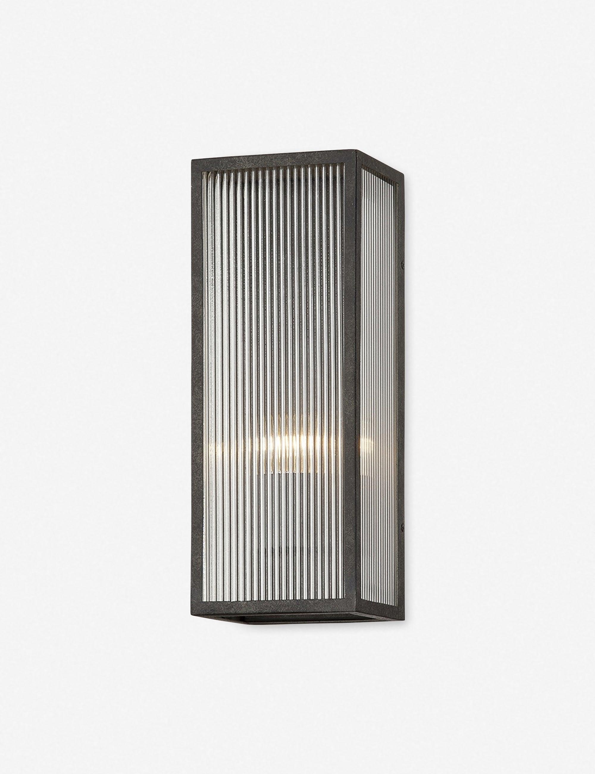 Amadora Outdoor Sconce - Black / Small