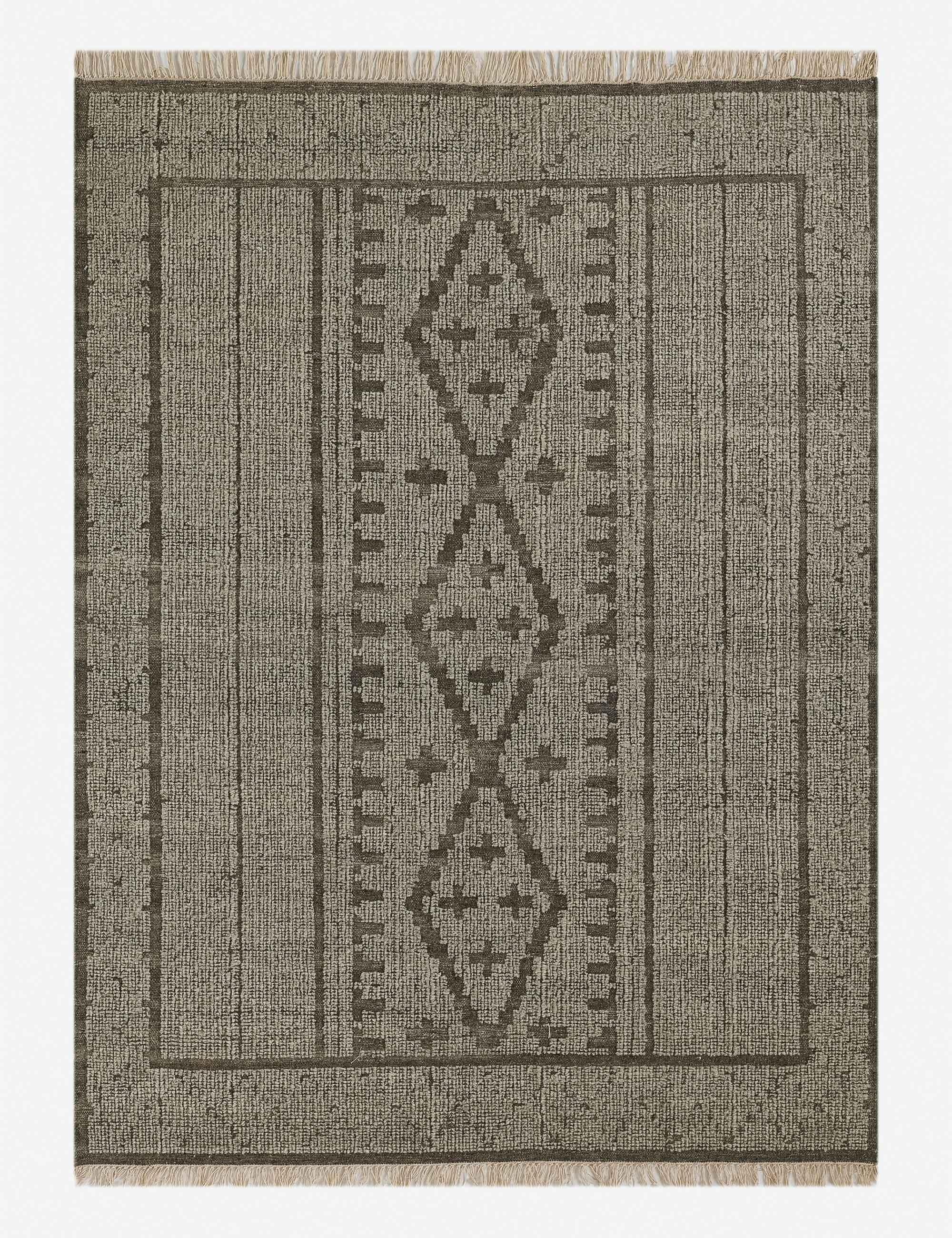 Journee Handwoven Wool Rug - 5' x 8'
