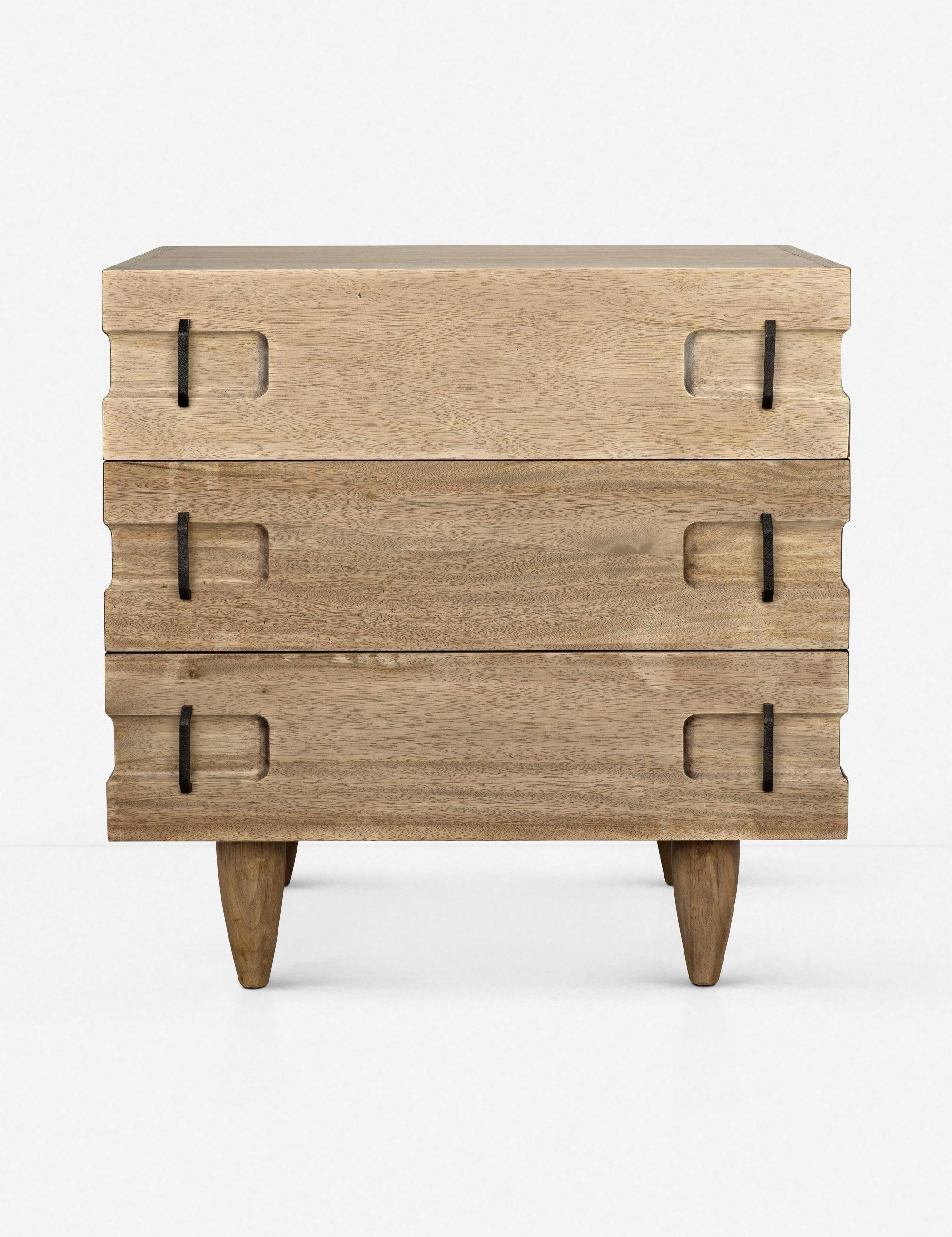 Seline Nightstand - Dark Walnut