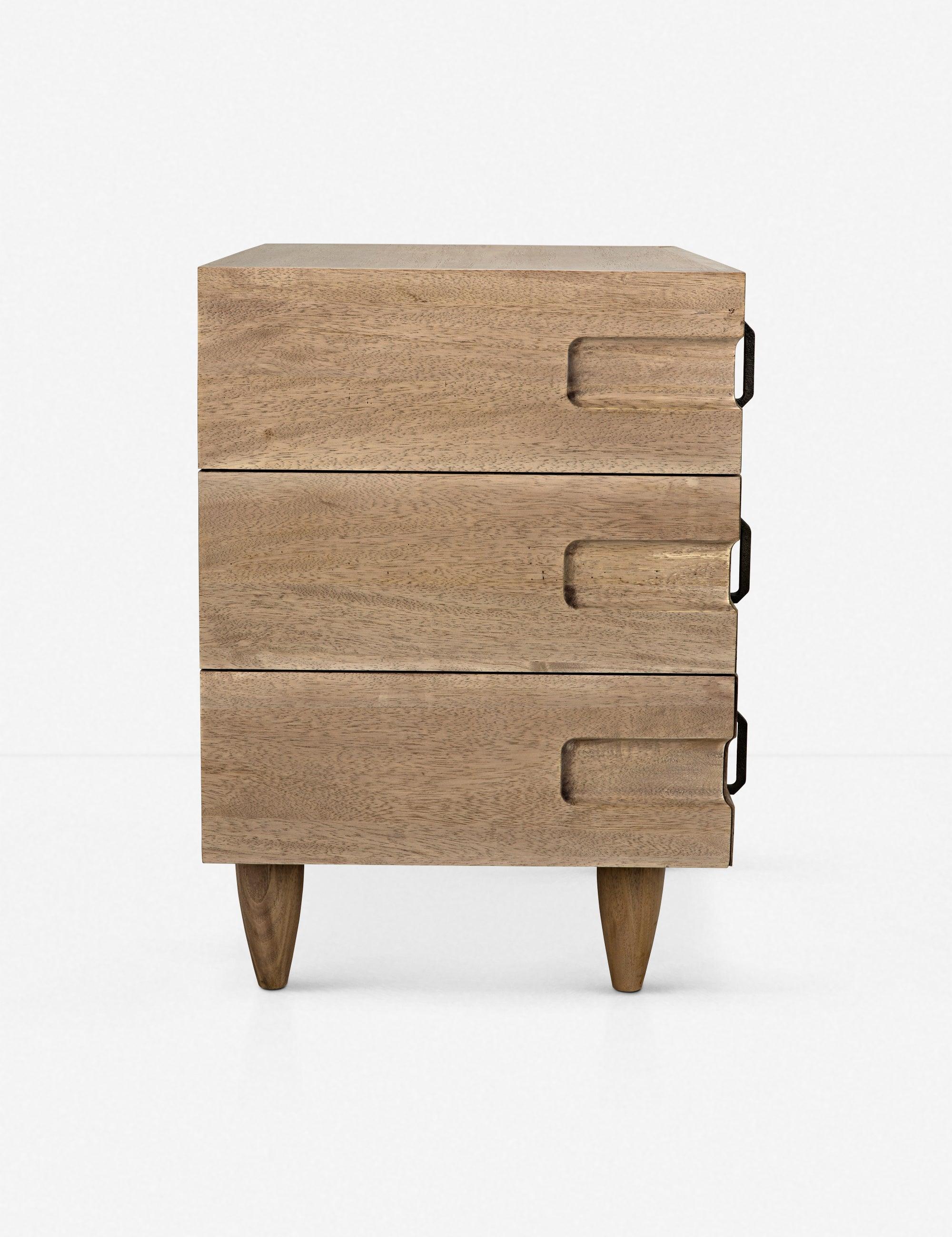 Seline Nightstand - Dark Walnut