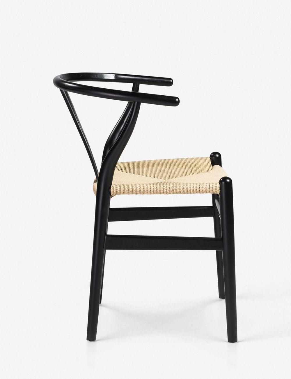 Cylia Dining Chair (Set of 2) - Black and Natural