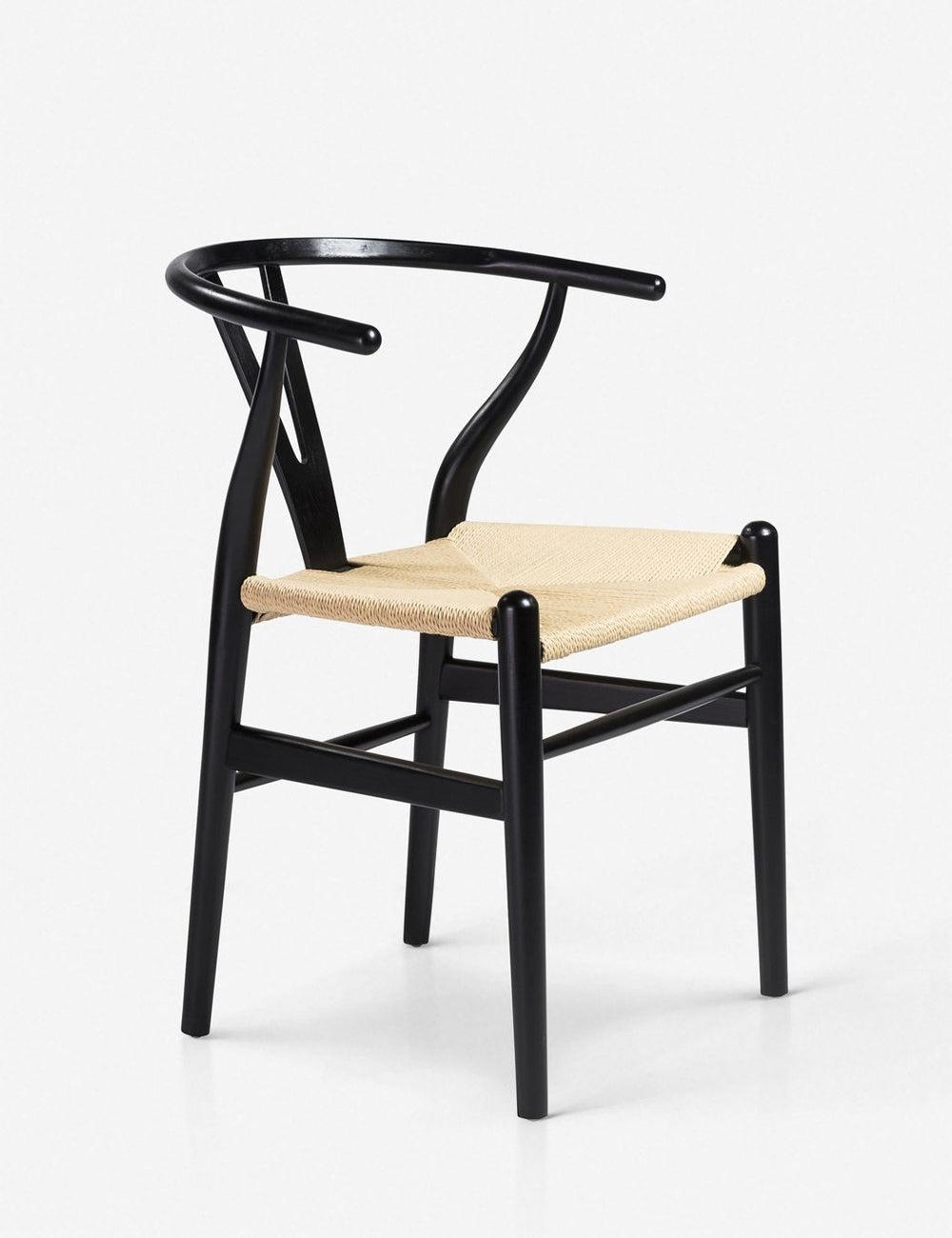 Cylia Dining Chair (Set of 2) - Black and Natural
