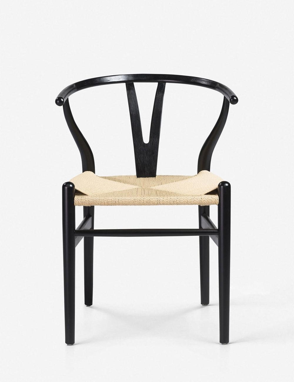 Cylia Dining Chair (Set of 2) - Black and Natural