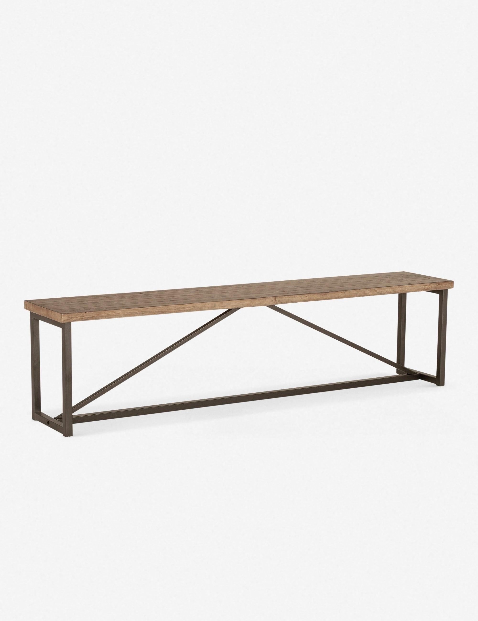 Sierra Reclaimed Pine 75'' Brown Transitional Bench