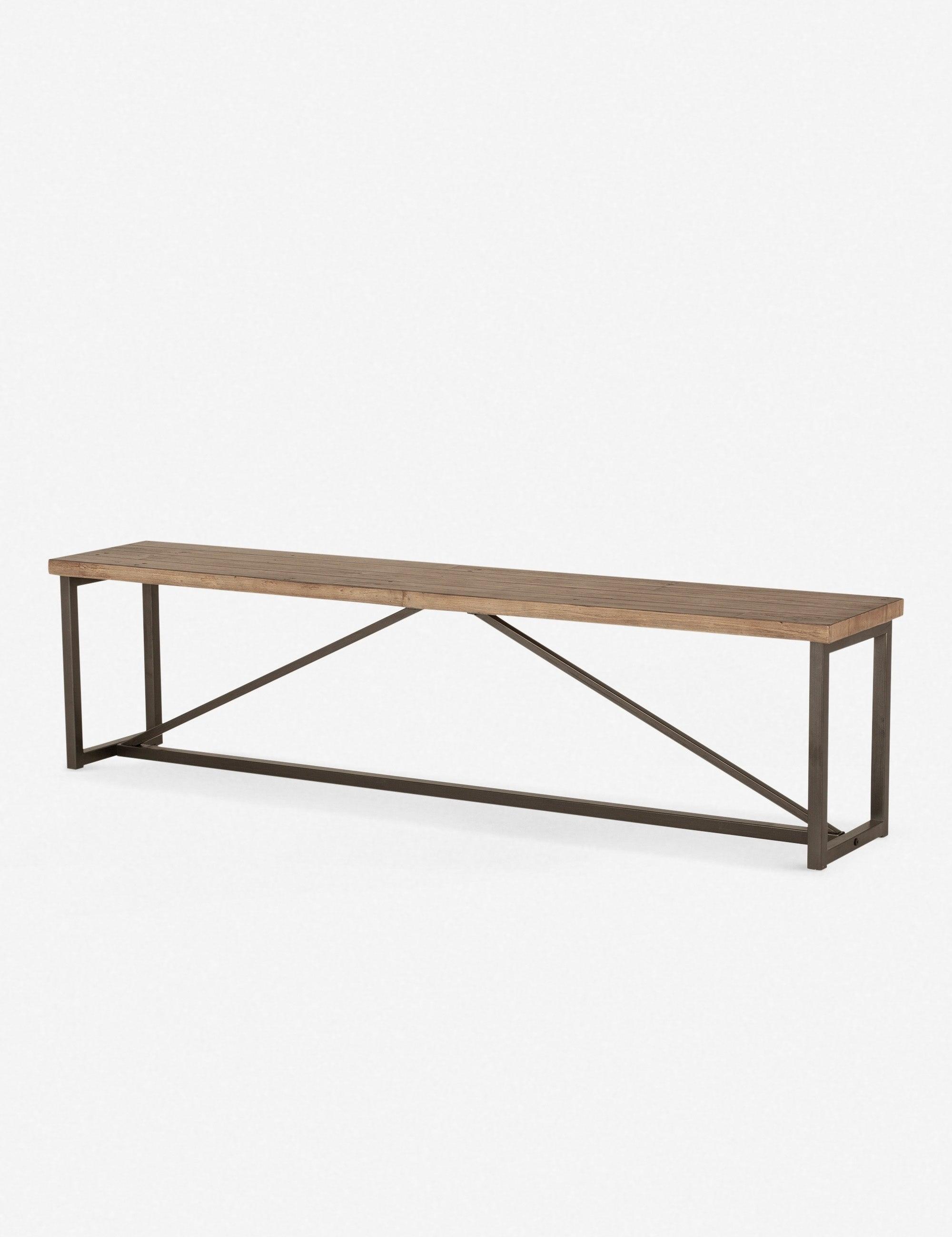 Sierra Reclaimed Pine 75'' Brown Transitional Bench